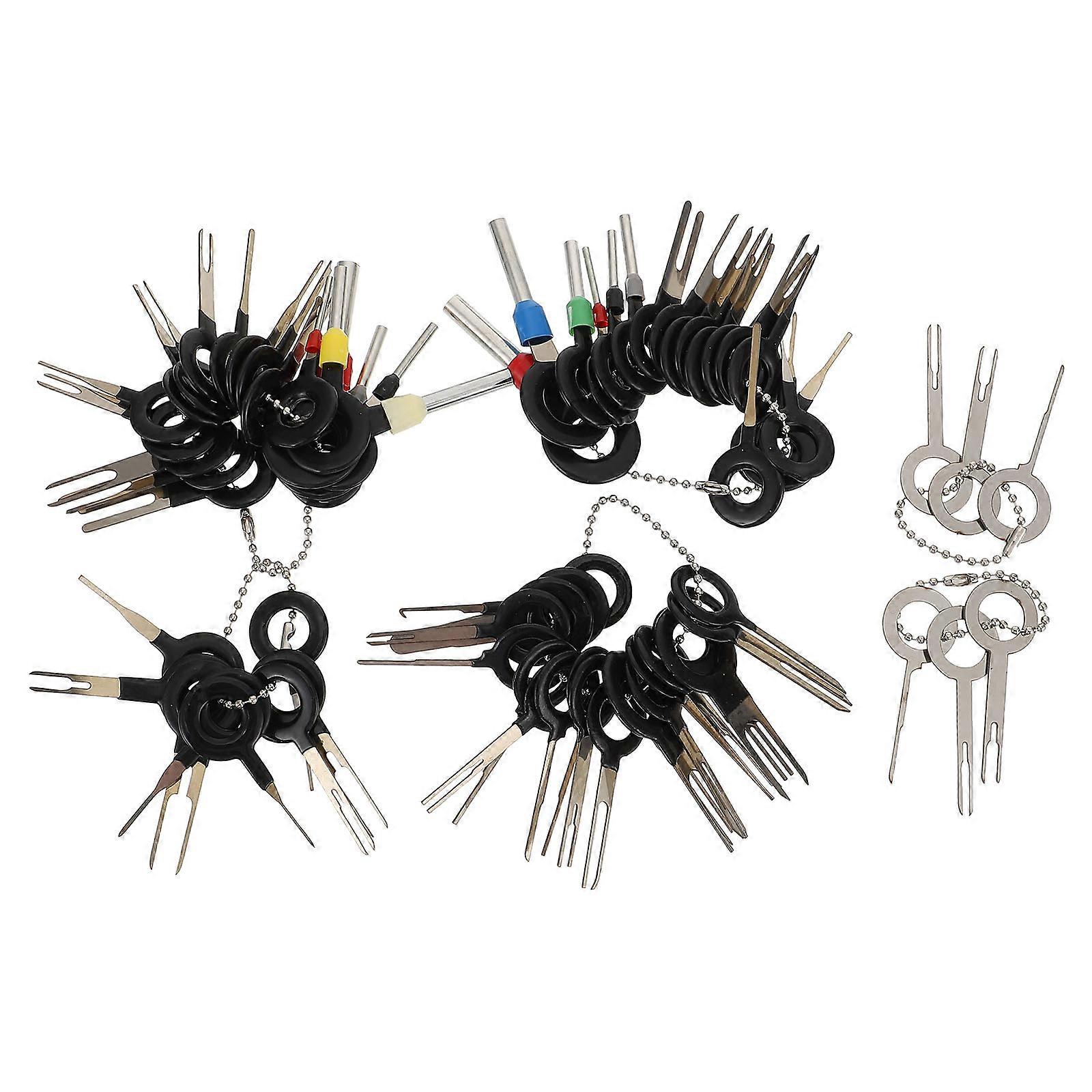 Terminal Pin Extractor Car Terminal Removal Tool Kit Automotive Connectors Maintenance 73Pcs