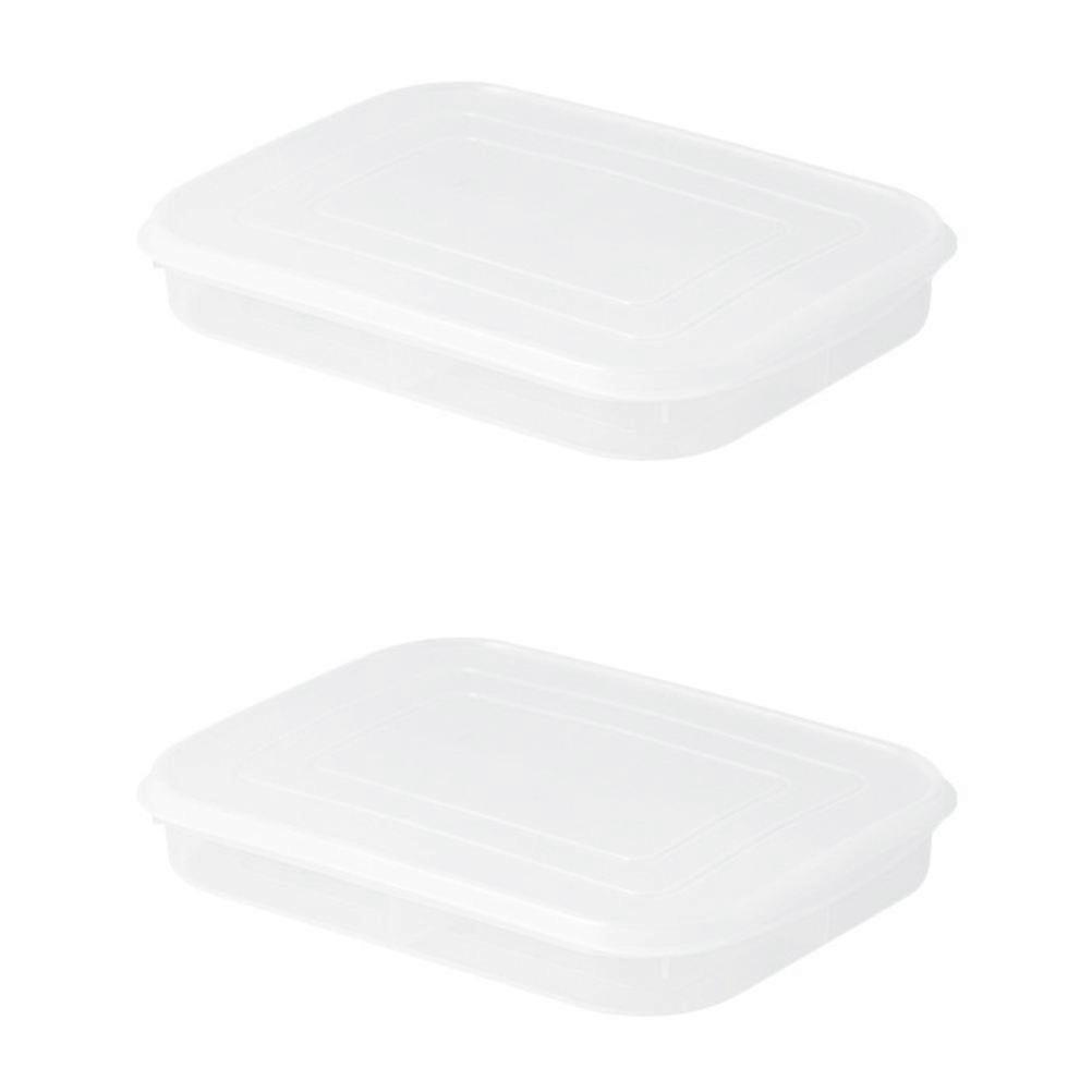 2pcs Sealed Food Preservation Boxes with Lid – Leak Proof Storage Containers for Scallions, Meat, Garlic, Multi Purpose Refrigerator & Microwave Safe