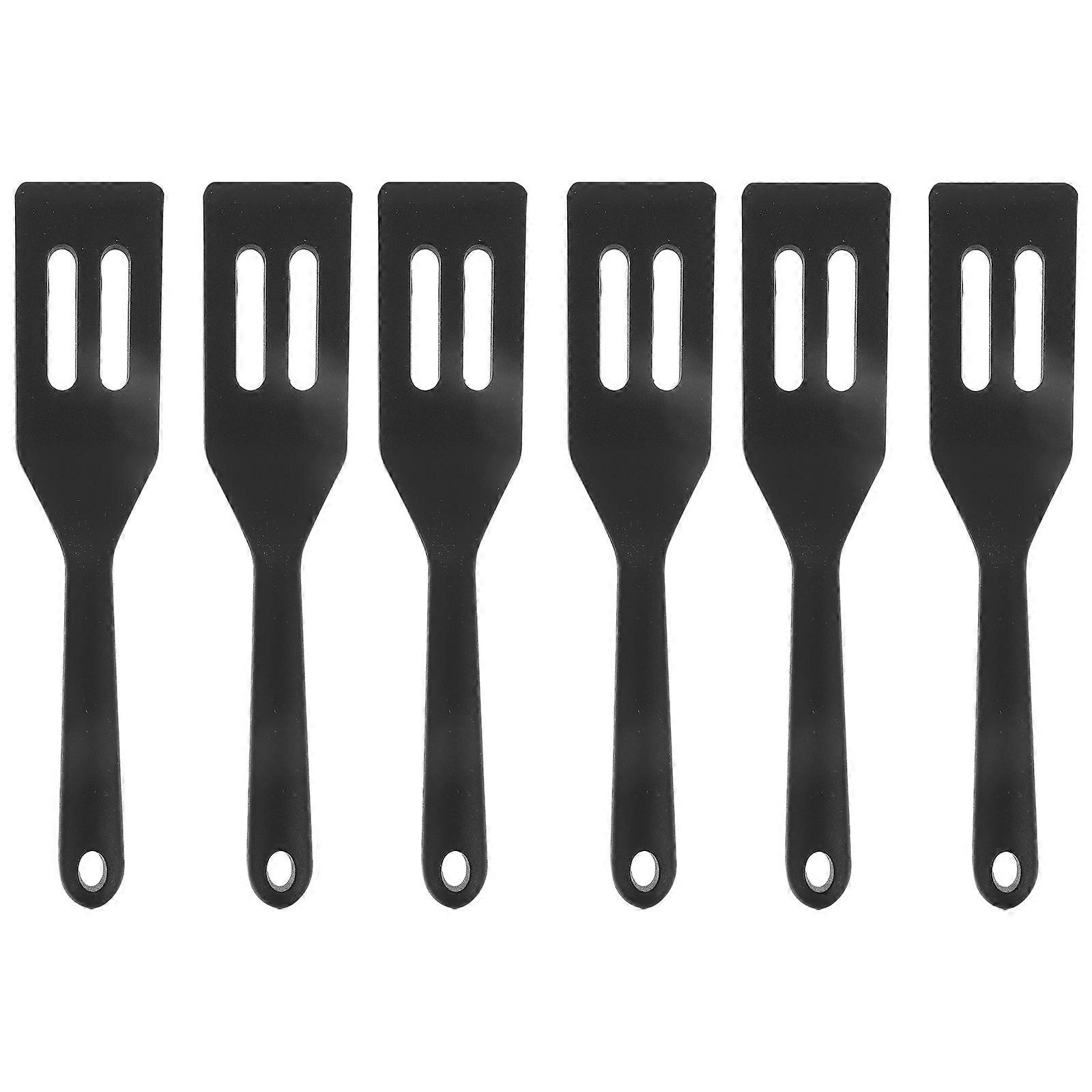 6pcs Silicone Mini Cooking Spatula, Heat Resistant & Non Stick, Kitchen Tool for Baking, Cookies, Burgers, Eggs, Safe Cooking & Easy Cleaning