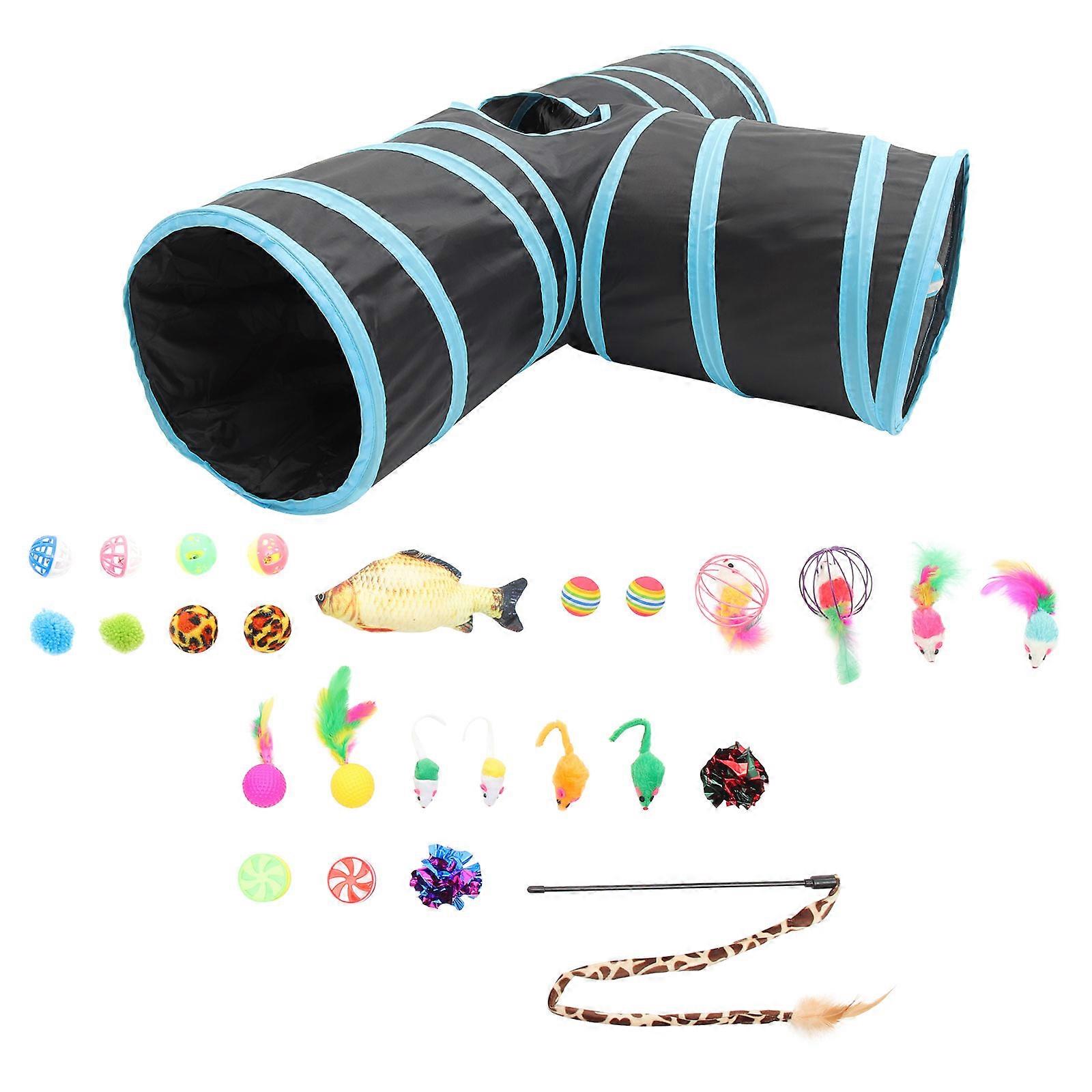 1 Set Cat Interactive Teaser Chew Toy for Kittens, Durable Molar for Indoor Play Stimulating Natural Instincts