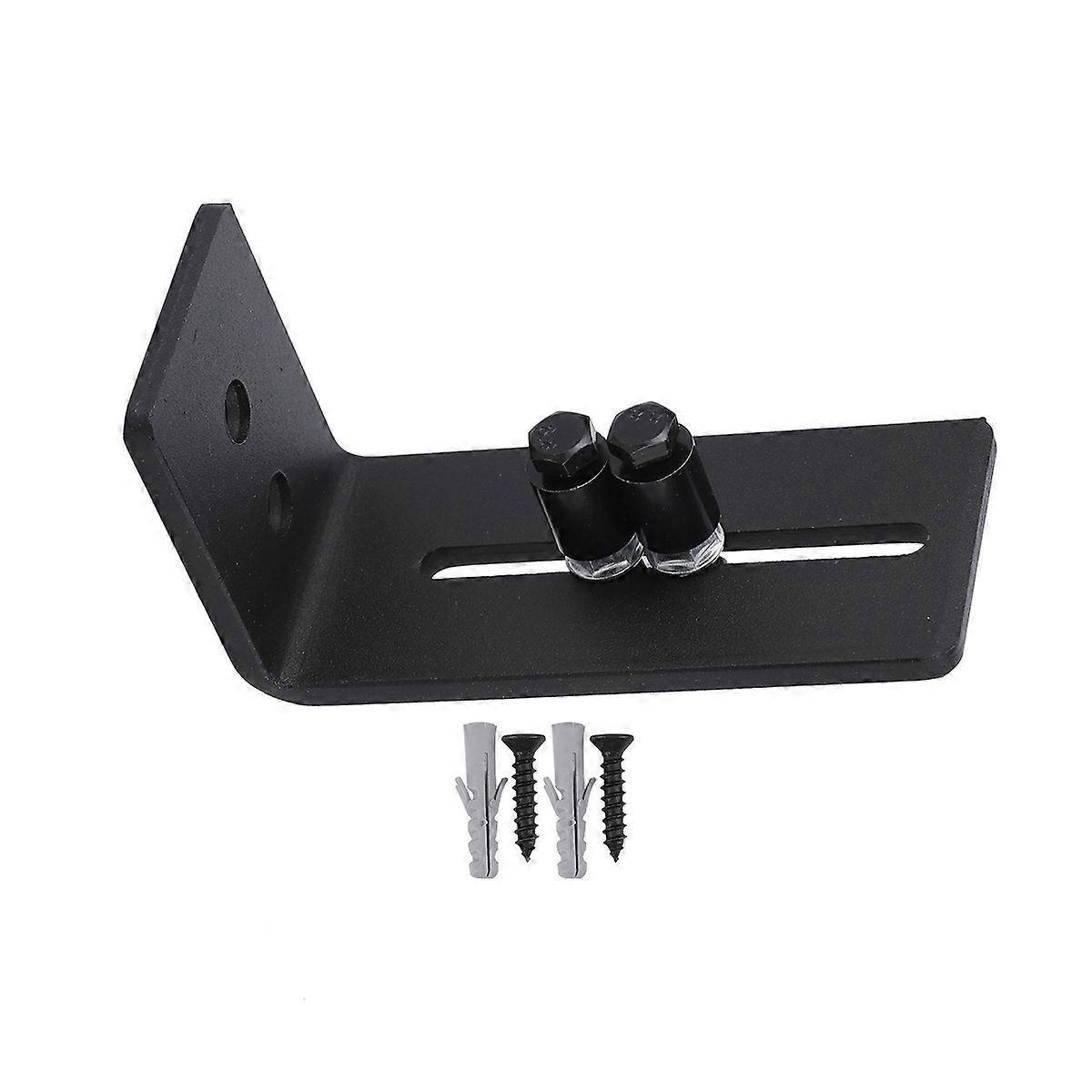 Barn Door Roller Guide Carbon Steel Sliding Door Accessory Adjustable Roller Black 1Pack