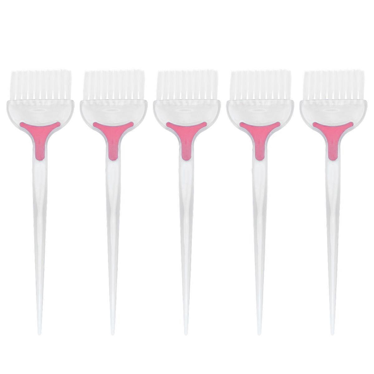 5pcs Durable Hair Dye Brushes for Salon or Home Use – Soft Bristle Single Sided Applicator