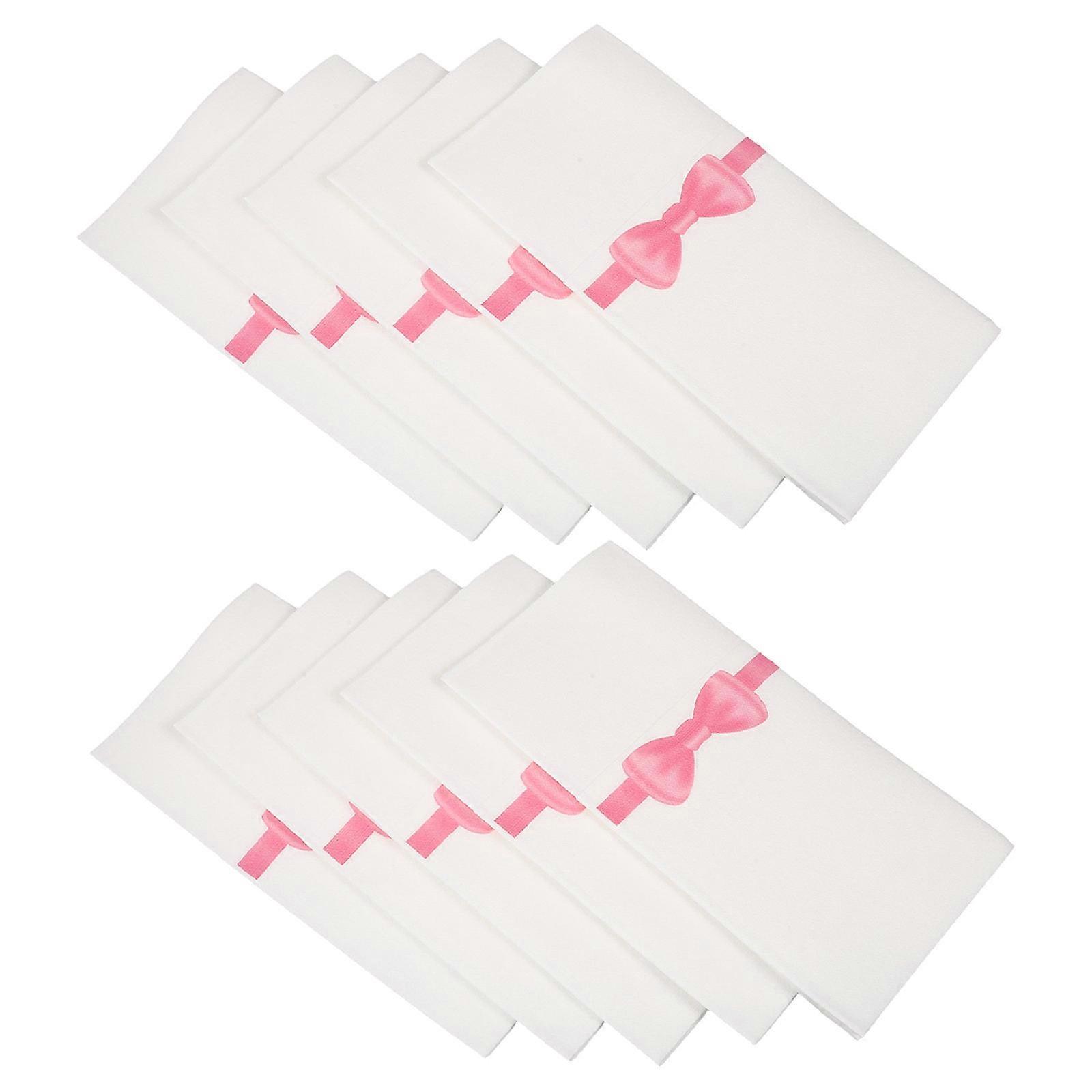 Fickservetter för hotellbruk, 50 st, rosa papper