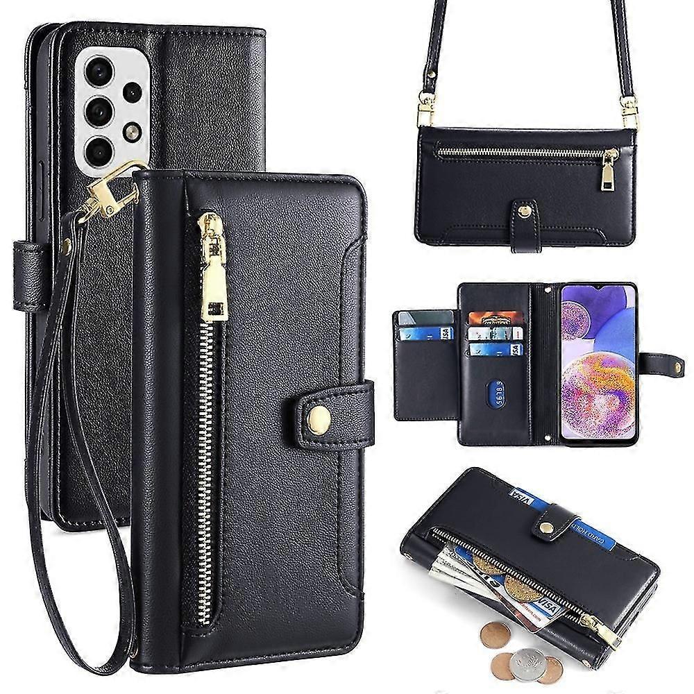 Zipper Wallet Case For Samsung Galaxy A23