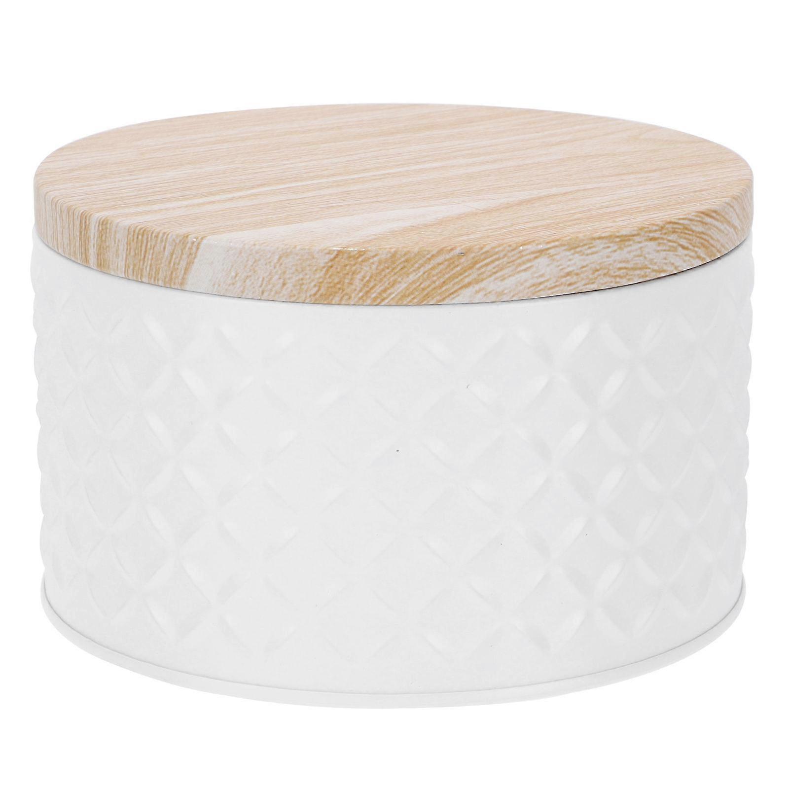1Pc Elegant Tinplate Cake Storage Container for Pastry Roasting and Packaging