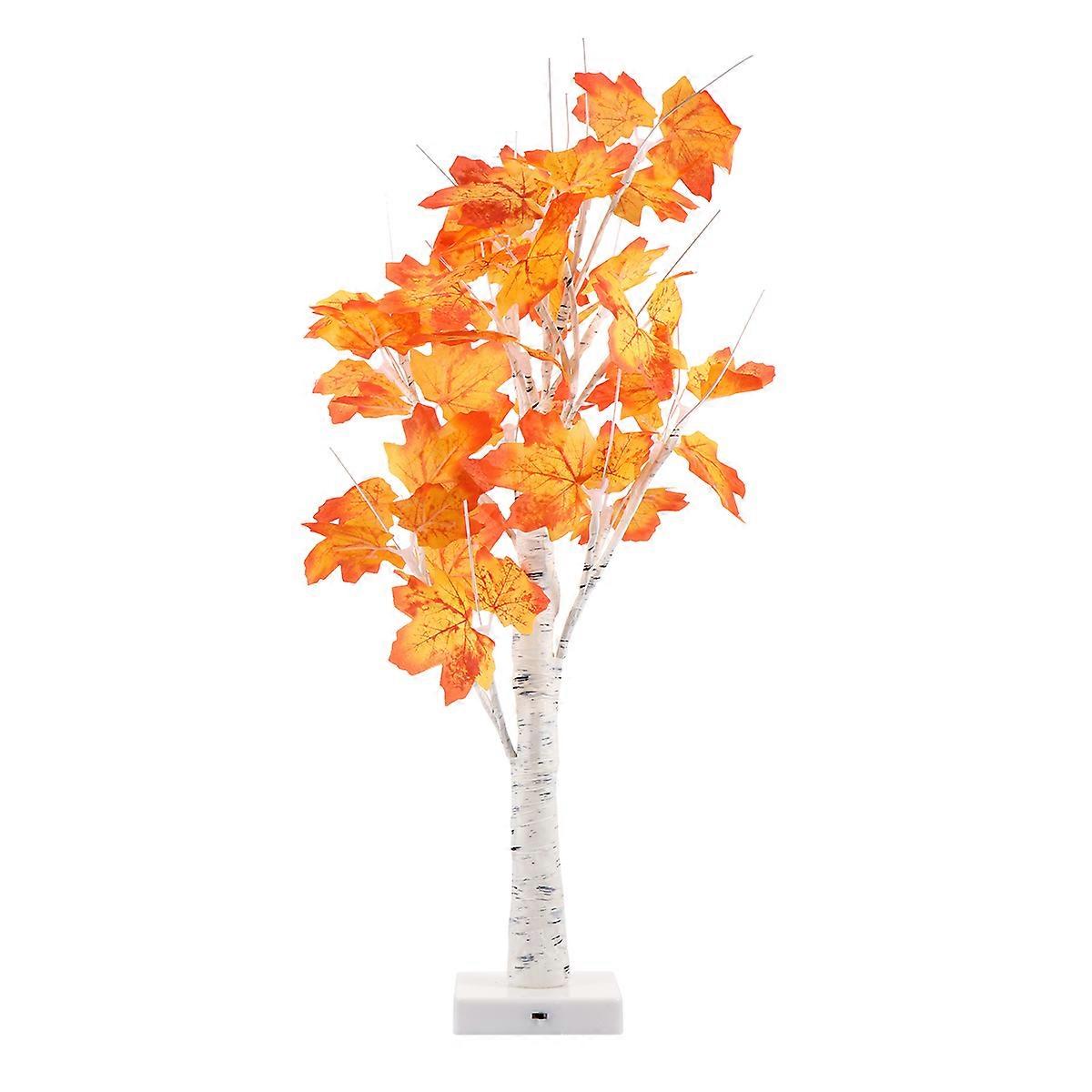 træ lampe belysning ginkgo træ form have udendørs ejere 60x10x10cm 1pc