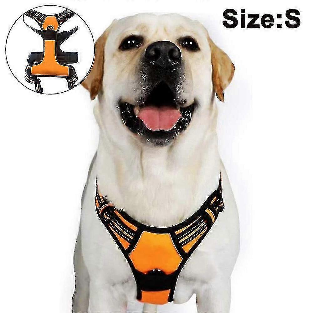 Dog Harness,no-pull Pet Harness With 1 Leash Clips,adjustable Soft Padded