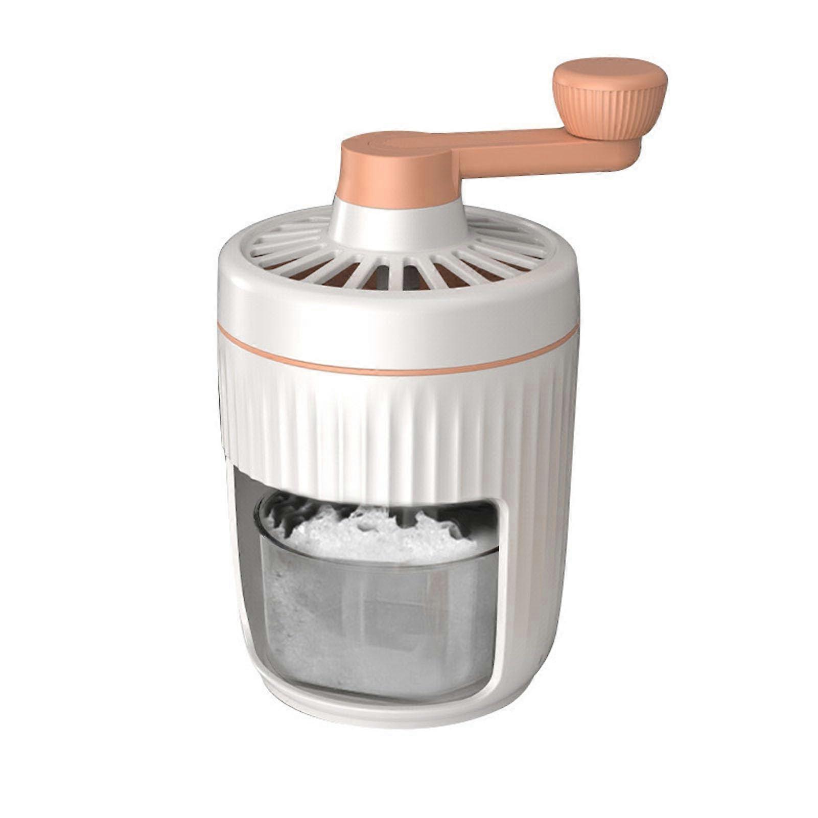 ice crusher, manual snow cone machine for outdoor use, shaved ice machine, manual hand shaver crusher, B