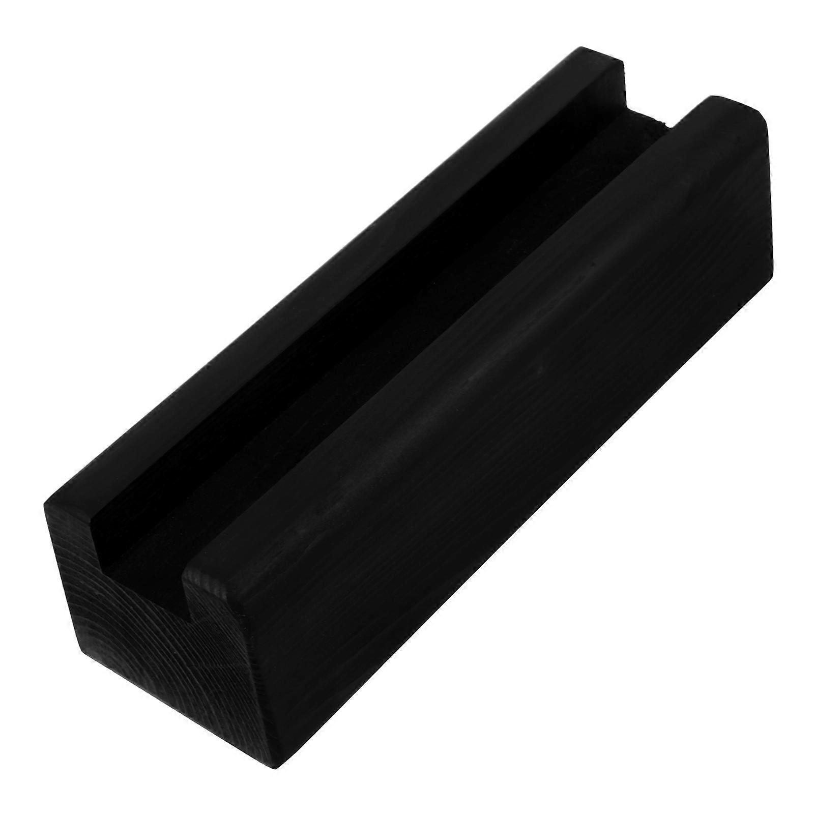 Multi-Use Mirror Stand Mirror Support Wood Material Rectangular Slot Shape Interior Designers 1Set