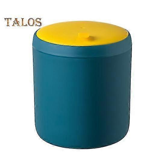 Desktop Waste Can Snap Design Space-saving with Handle Practical Office Desktop Dustbin Sundries Barrel Box Office Supplies