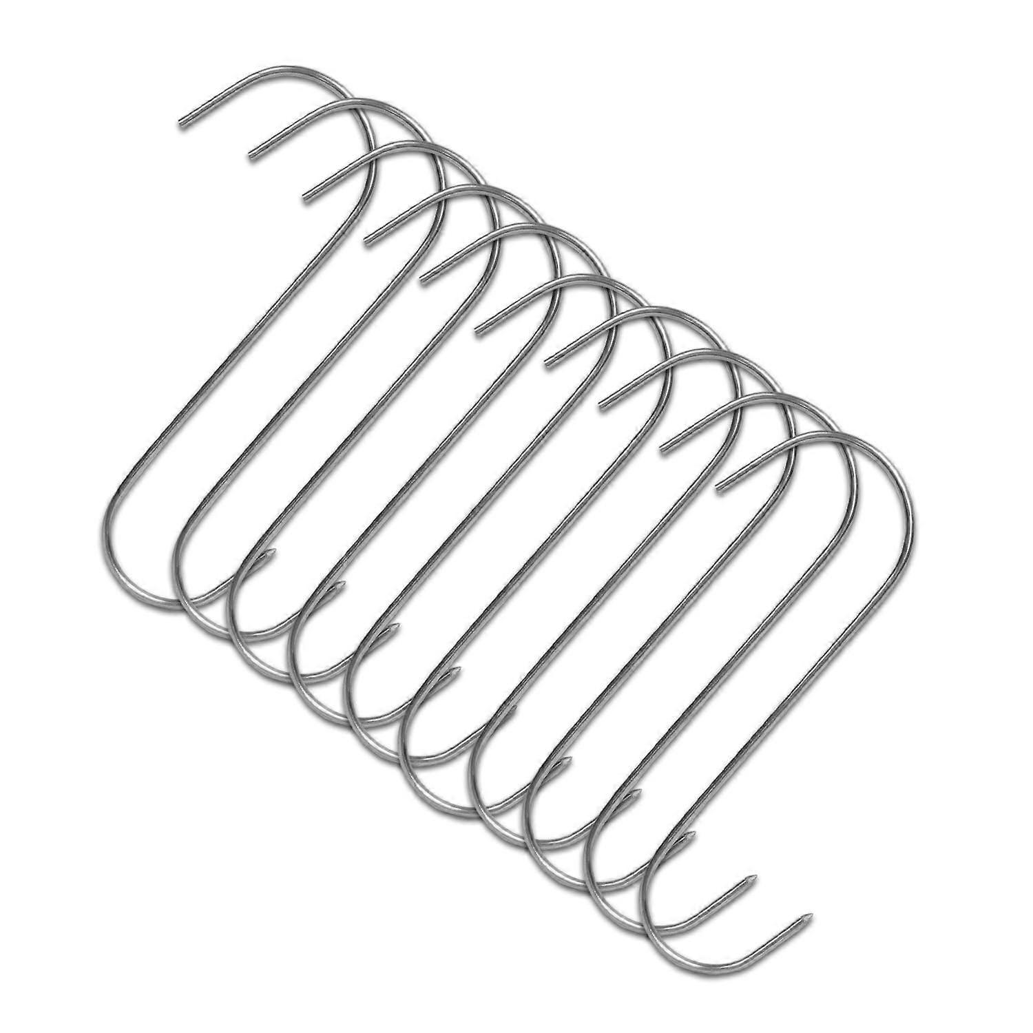 SSmoking Hooks Meat Hooks Stainless Steel 12.0 cm Pack of 10