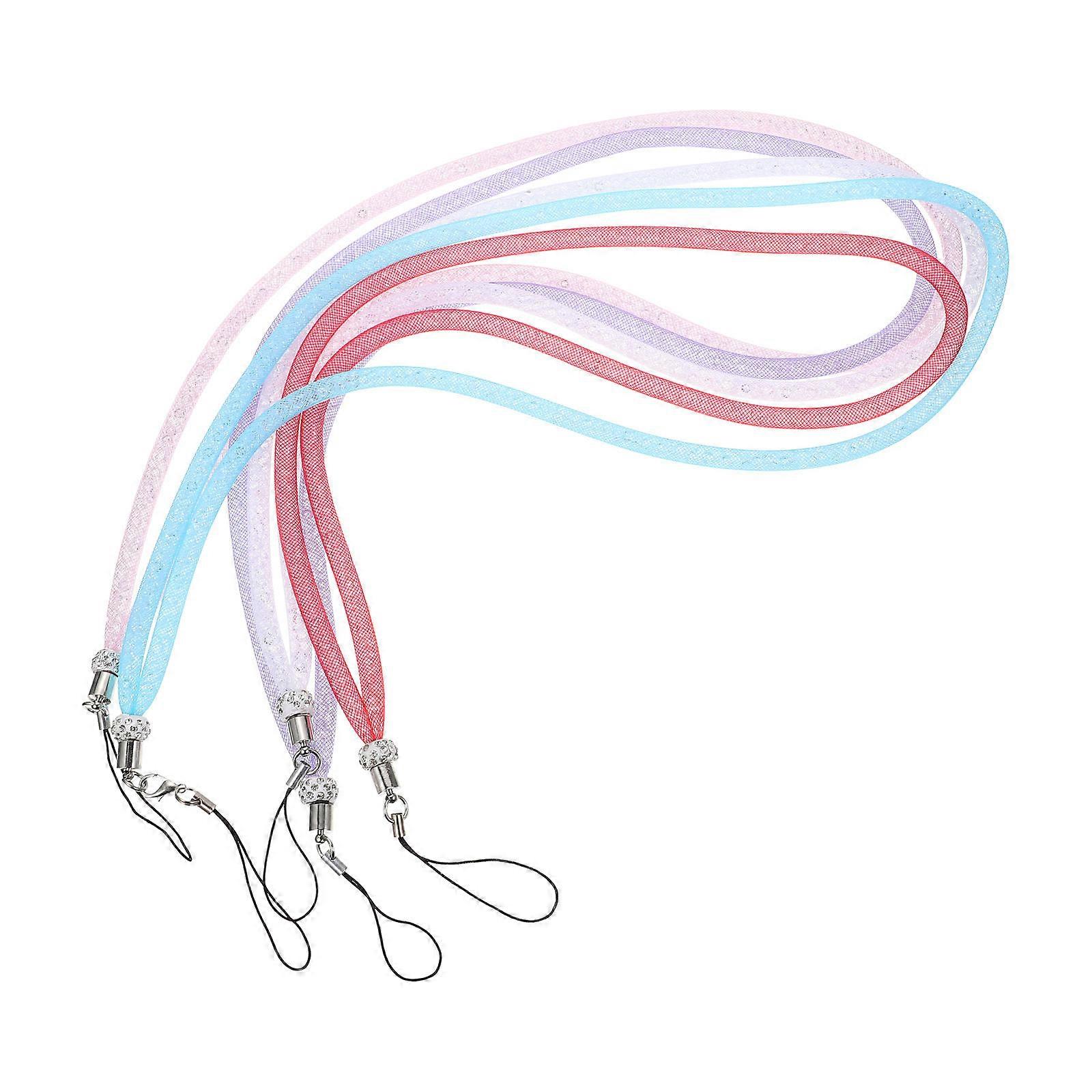 Lanyards For Phone Crystal Material Square Use Durable 5Pcs