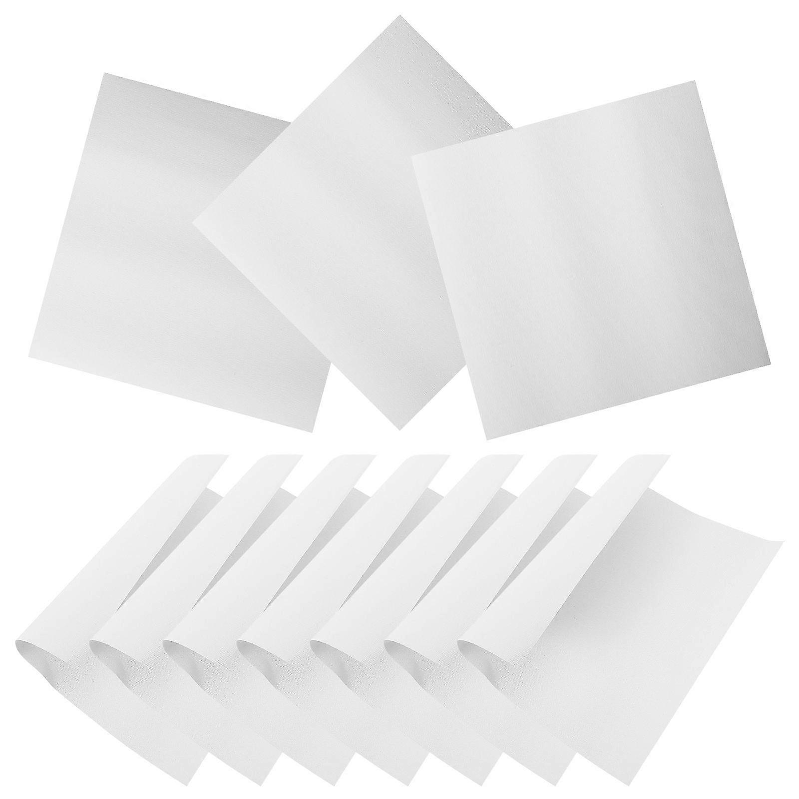 Canvas Boards Blank Canvas for Painting Square Lightweight Compact Oil Painting Canvas for Students 10Pcs
