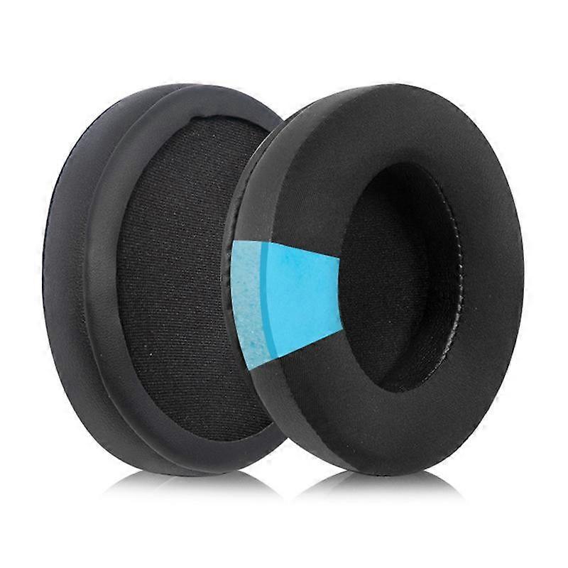 2pcs insert d’oreillettes de remplacement pour Razer Standard X / Kraken X / V3 X Cuir Protéiné et Tissu De Soie Glacée