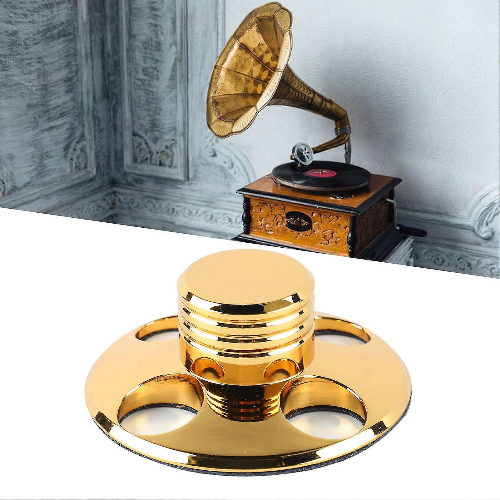 Record Weight Stabilizer Turntable Level Vinyl Record Disc Clamp Metal for Replacement 