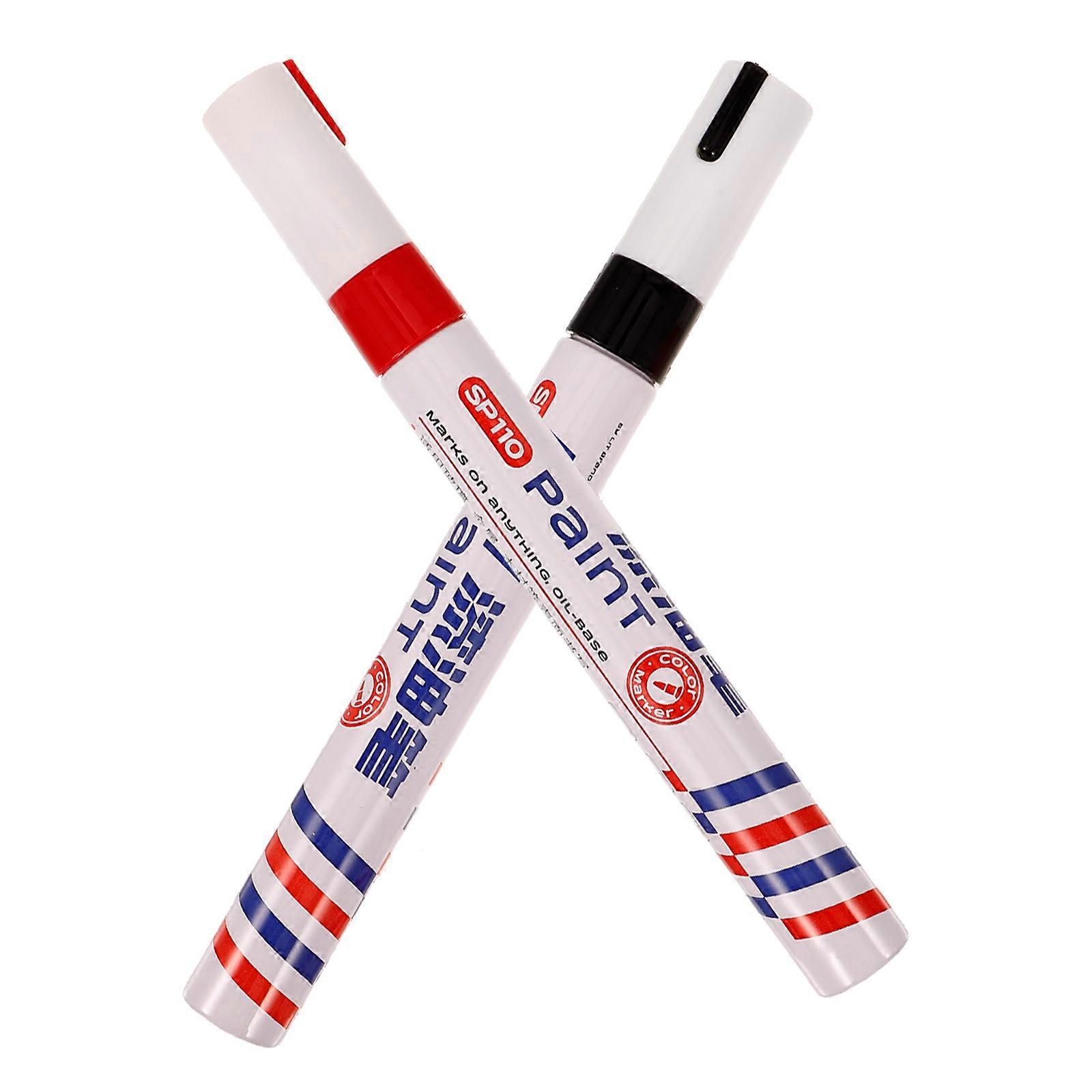 2pcs Monument Writing Touch Up Marker & Fade Resistant Paint Pens for Tombstone Inscription – Ergonomic Design for Easy, Accurate Writing