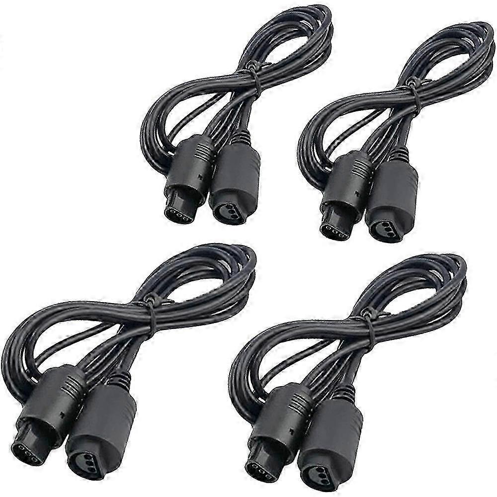 4 Pack 6Ft N64 Controller Extension Cable Cord compatible with Nintendo 64 N64 Controller