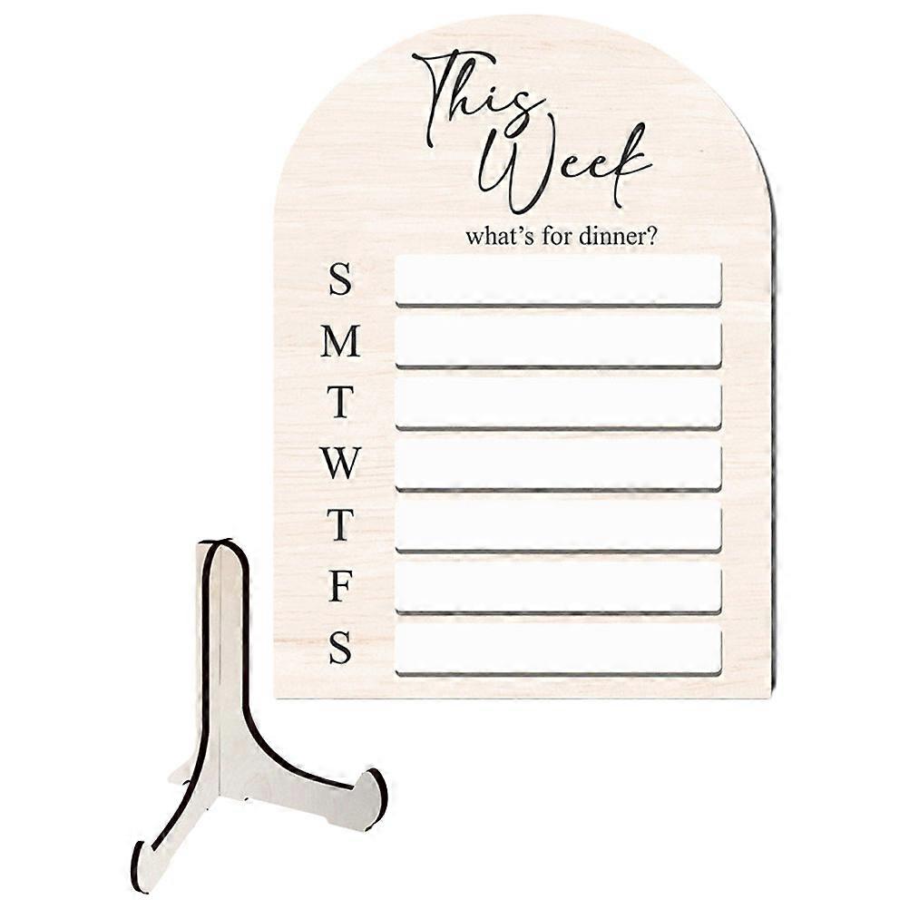Magnetic Dry Erase Menu Planner Board for Kitchen Fridge – Weekly Meal Organizer, Memo Board & Note Display for Home and Office Use