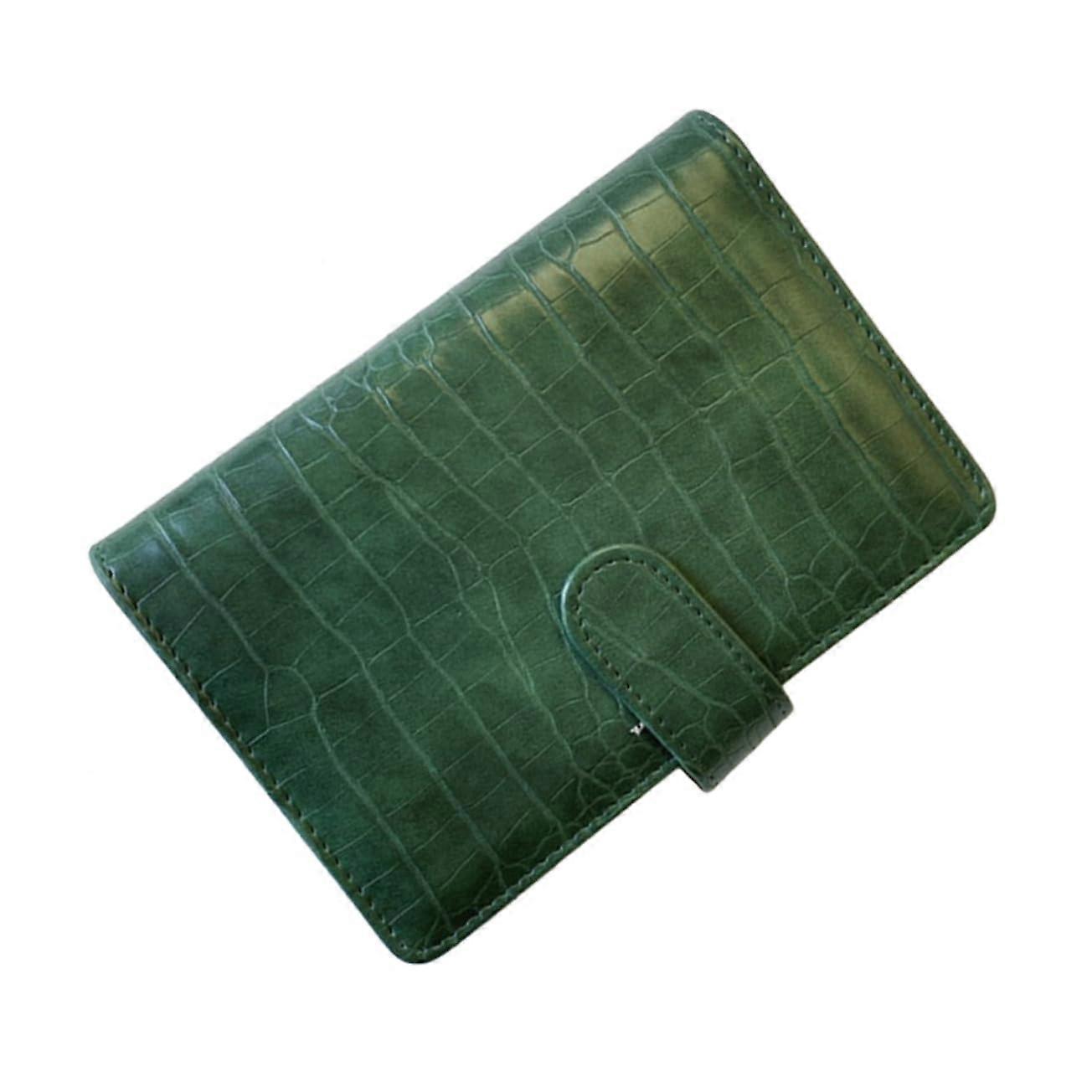 Cash Budget Binder with Texture, Portable Ring Folder for Loose Papers, Practical Notebook Organizer for School and Design, Lightweight and NonSlip
