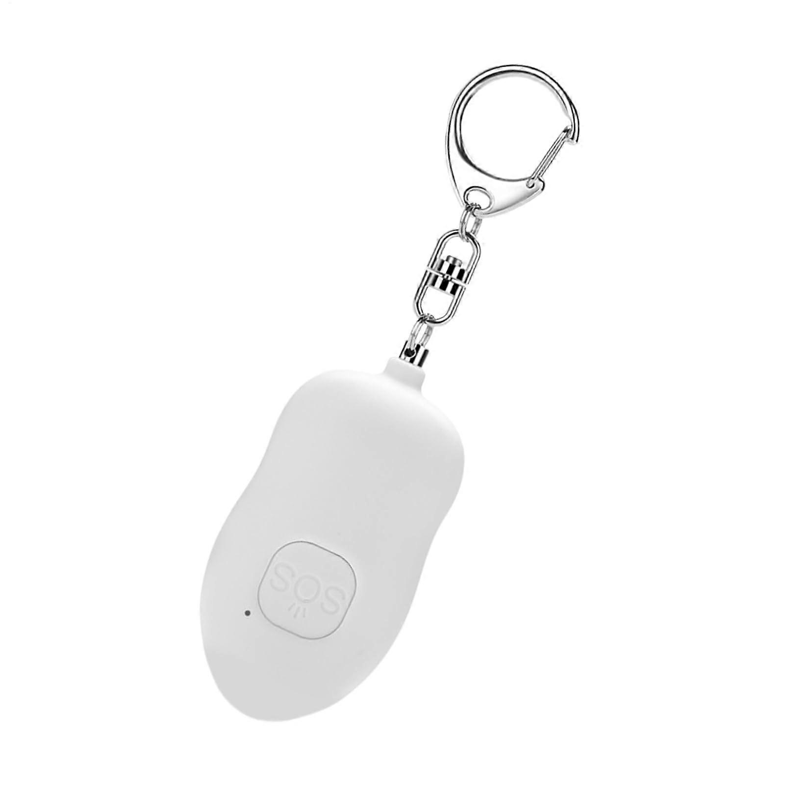 alarm for kids, alarm keychain, 130dB keychain Rechargeable LED flashlight Nonlethal quick access for night hotel stays