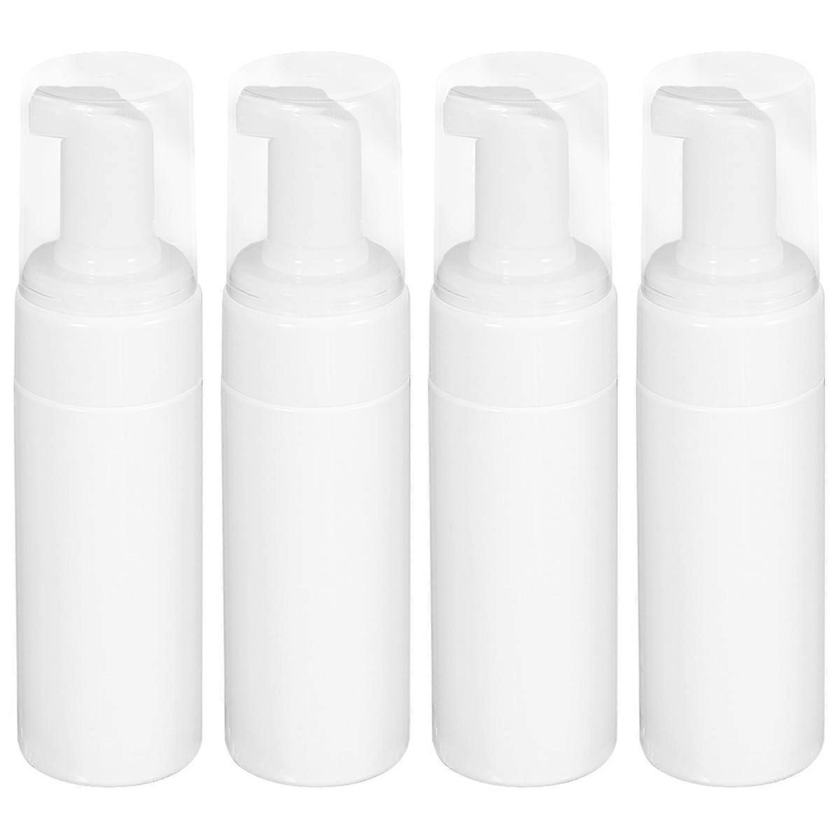 The product you're referring to — **"4pcs Press Pump Bottles Plastic Foam Dispenser Containers For Liquid Soap Facial Cleanser Storage With