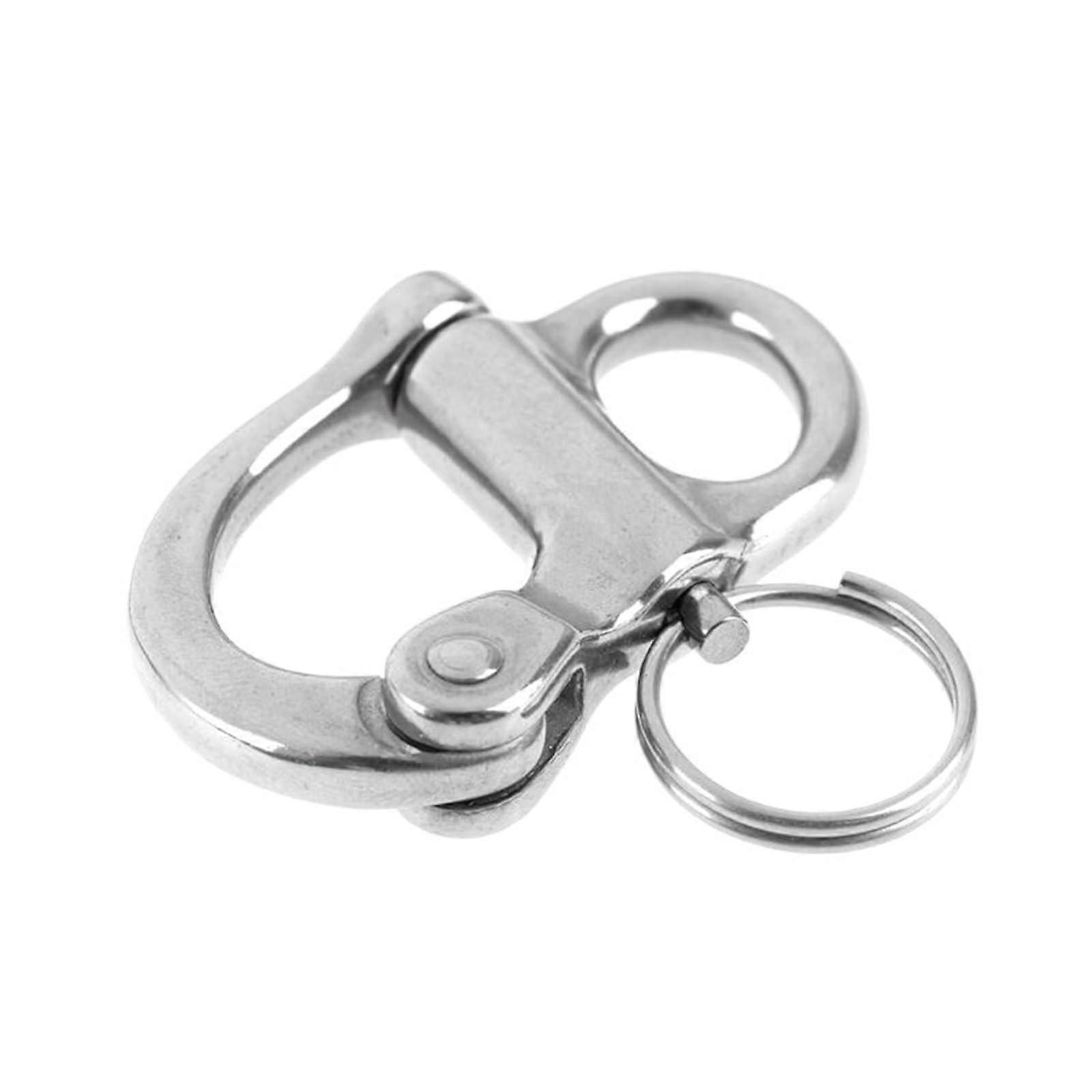 Snap Shackle 316 Stainless Steel, 69 mm, Fixed Bail, Quick Release For Sailing Rigging Marine Use