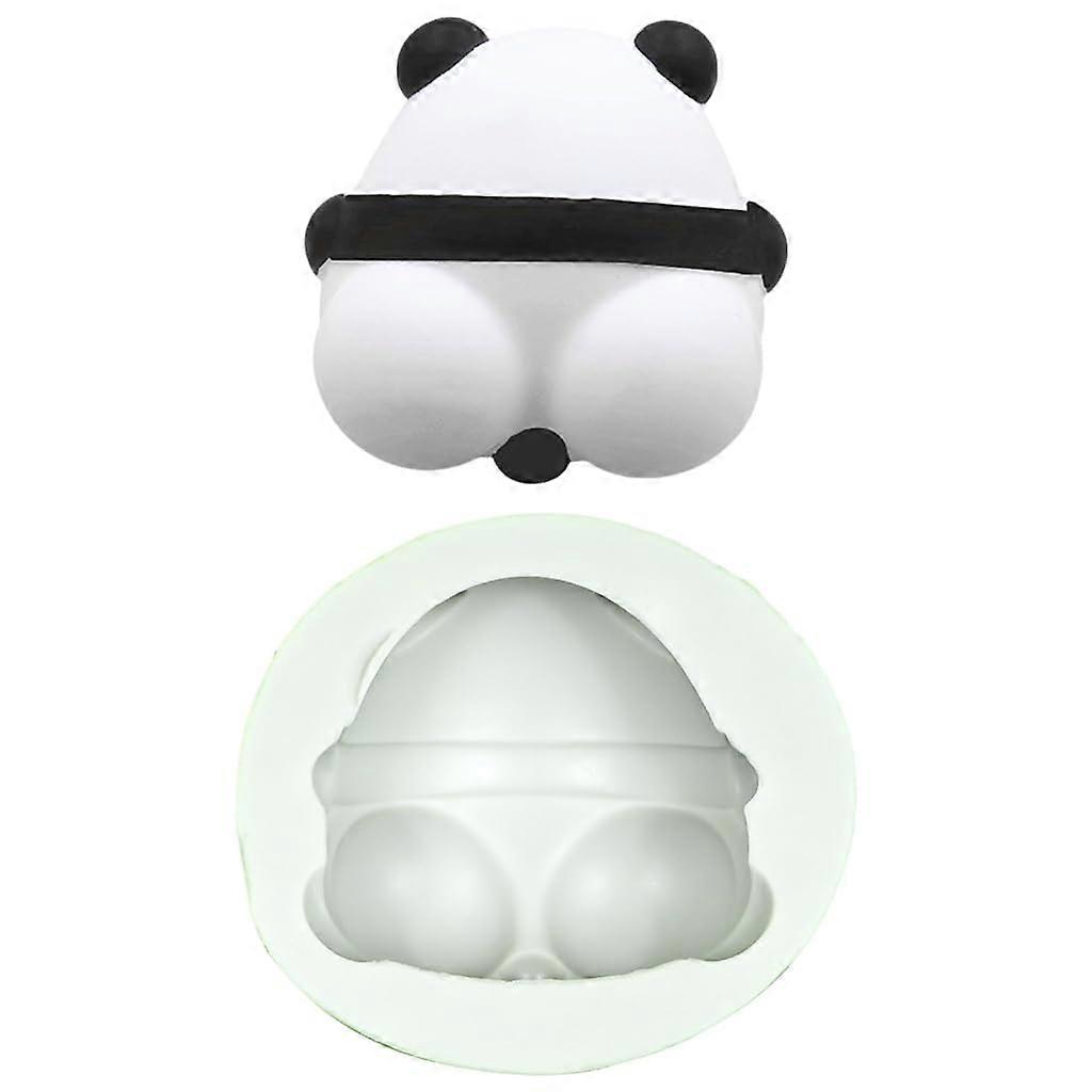 Multifunctional Panda Silicone Baking Molds, Silicone Cake Molds, Fondant Molds, Silicone Texture for Chocolate, Soap PPPanda