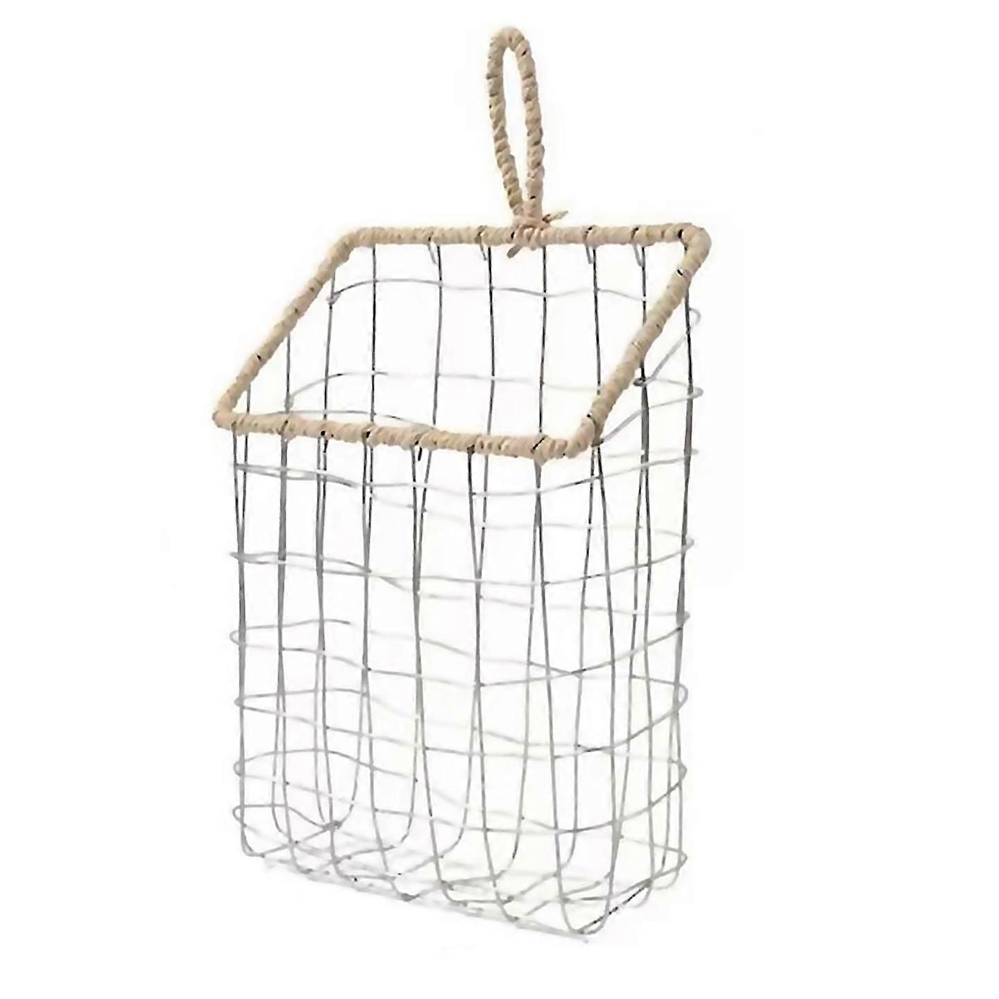 For Wrought Iron Wall Hanging Type Wall Bookshelf Storage Rack B