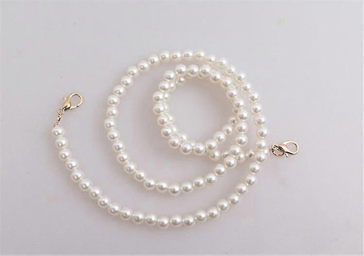 פניני מים מתוקים שרשראות משקפיים נגד החלקה משקפי שמש חוט שרוך מיתרים לנשים גברים-איוואן