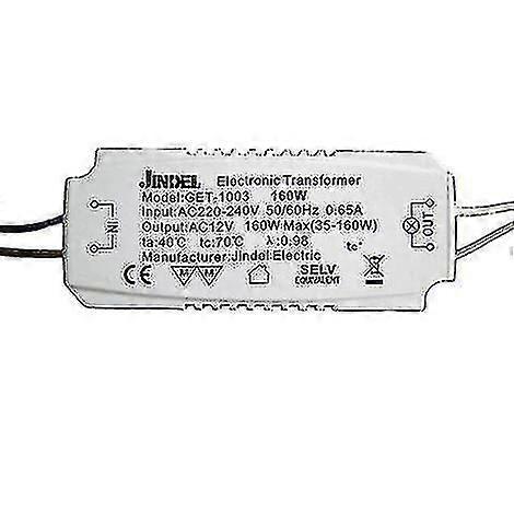 Jindel GET-1003 160W Halogen-Transformator 220-240V AC auf 12V AC Stromrichter Sicherer Betrieb