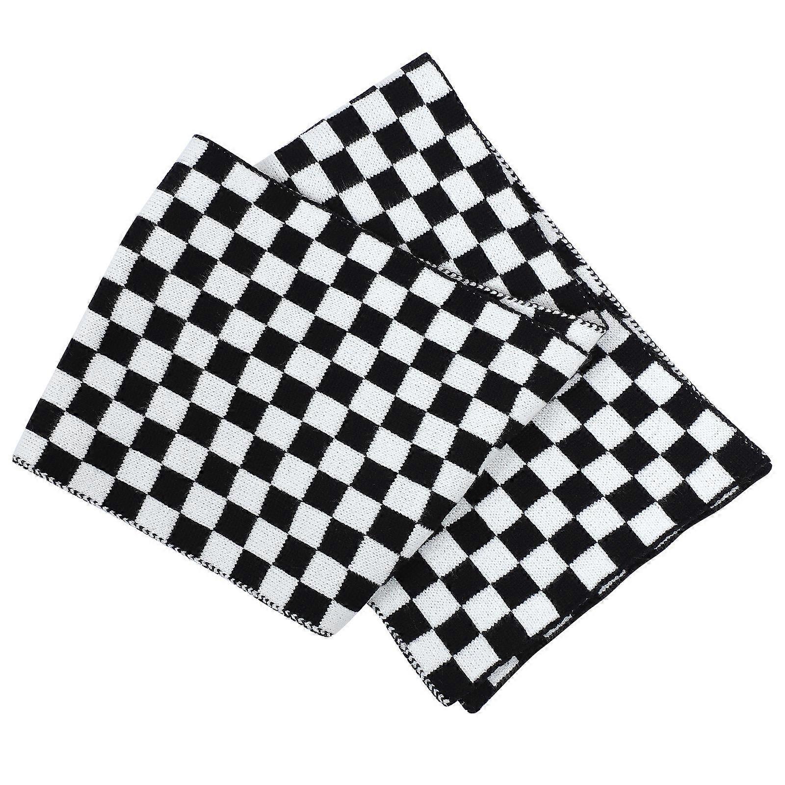 Elegant Printed Plaids Shawl for Women with Comfortable Wool Yarn Material Assorted Color