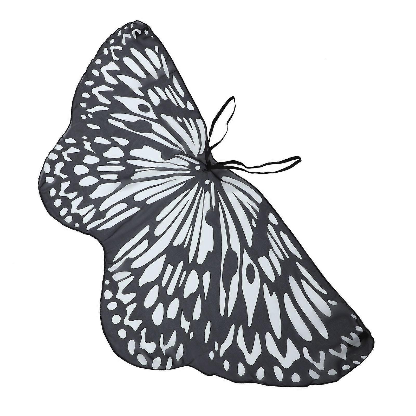 Butterfly Wing Cape Shawl Elegant Beach Shawl Polyester 1Set