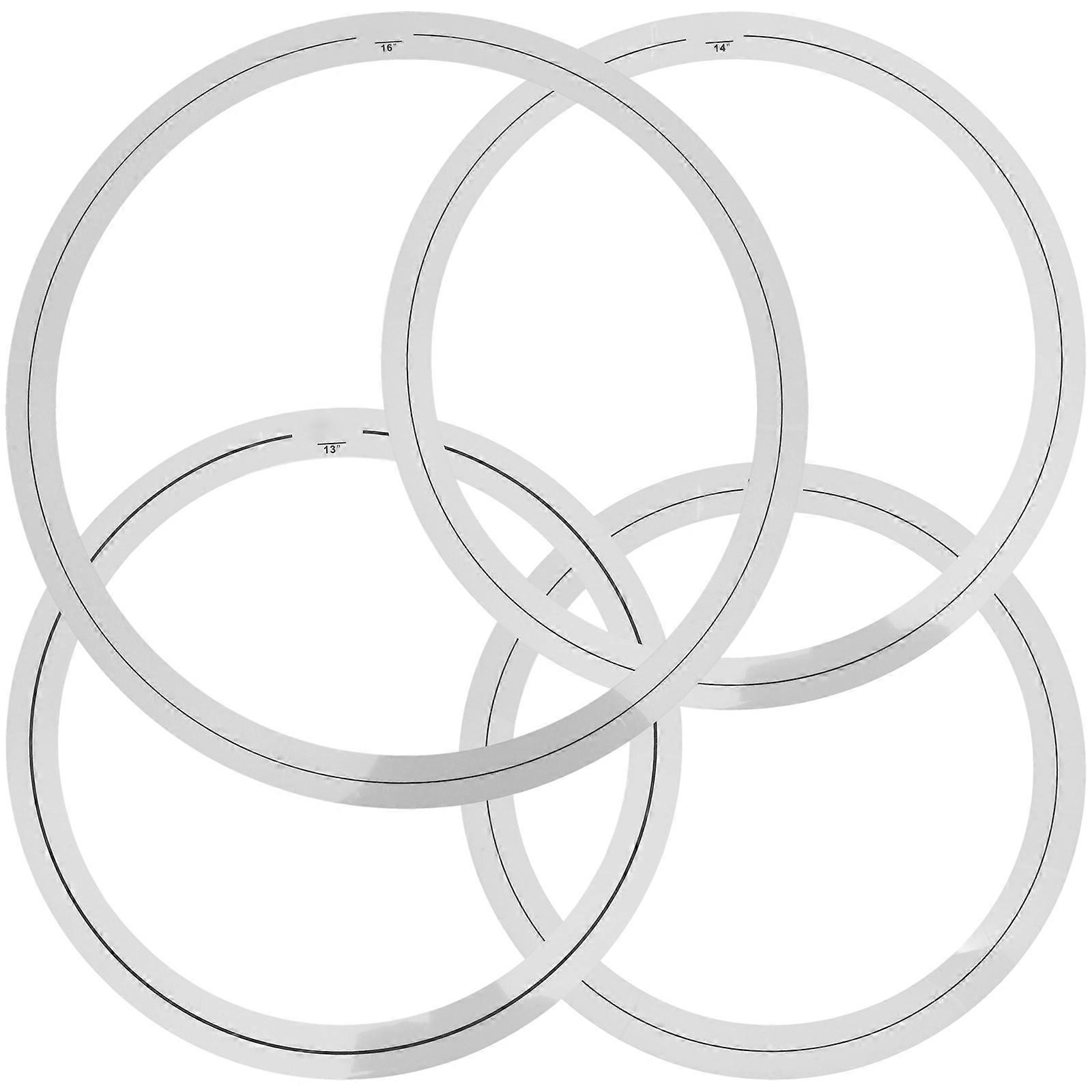 4pcs Drum Mute Control Rings for Snare Drum – Tone Dampening, Quiet Practice, Easy Installation, Reduce Overtones