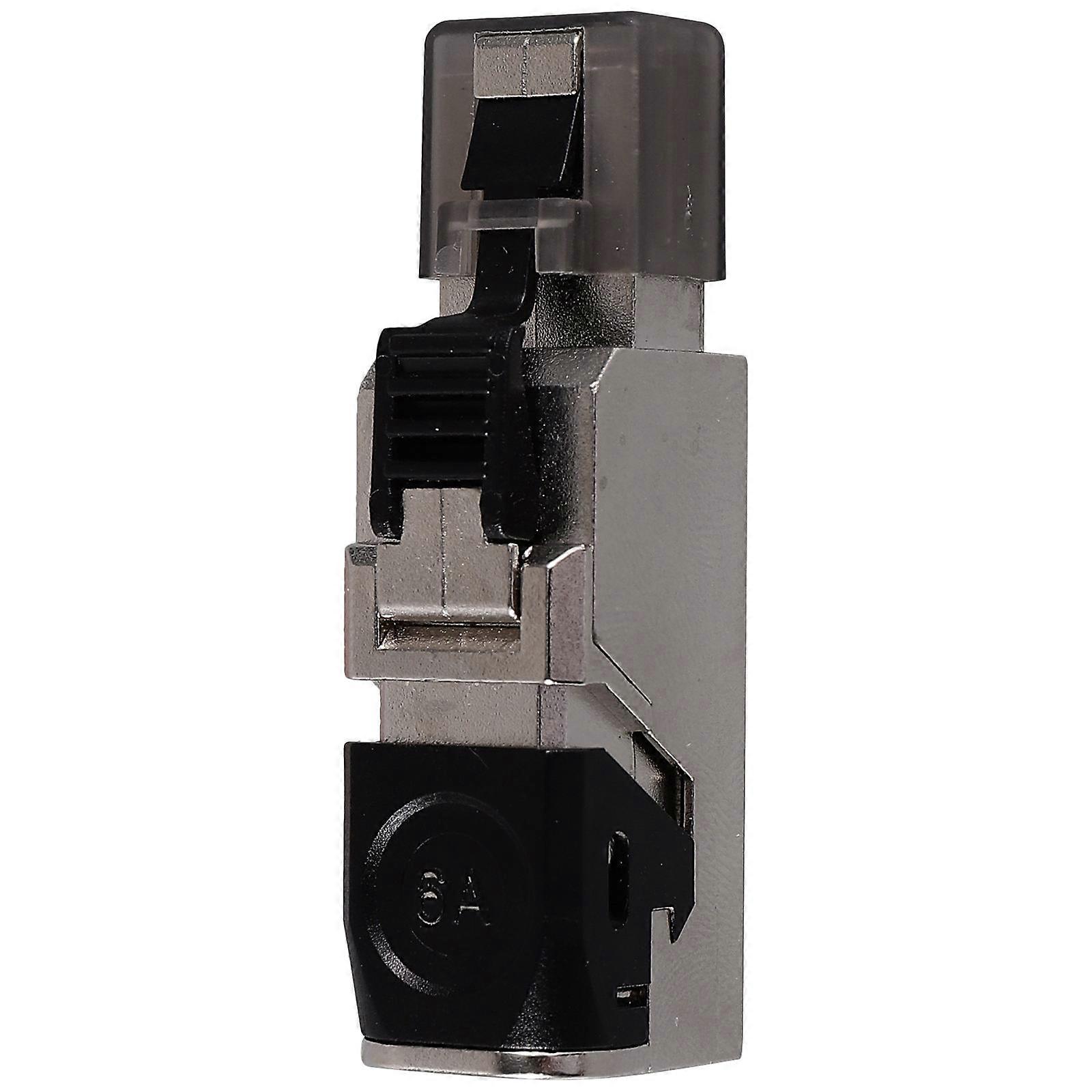 Pass Through Connectors Network Connector Ethernet Cable Plugs Abs Material 1Pcs