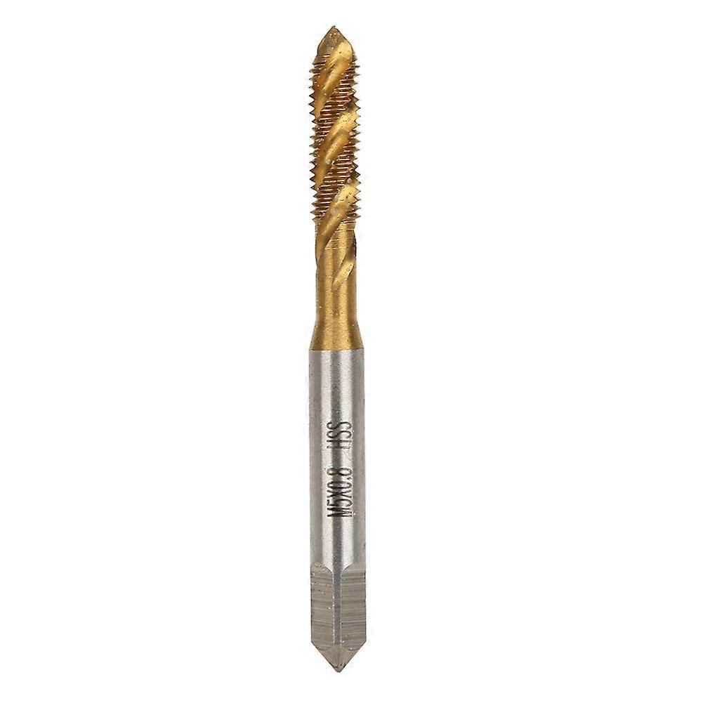 M5 High Speed Steel HSS Screw Thread Metric Spiral Hand Plug Tap Tool
