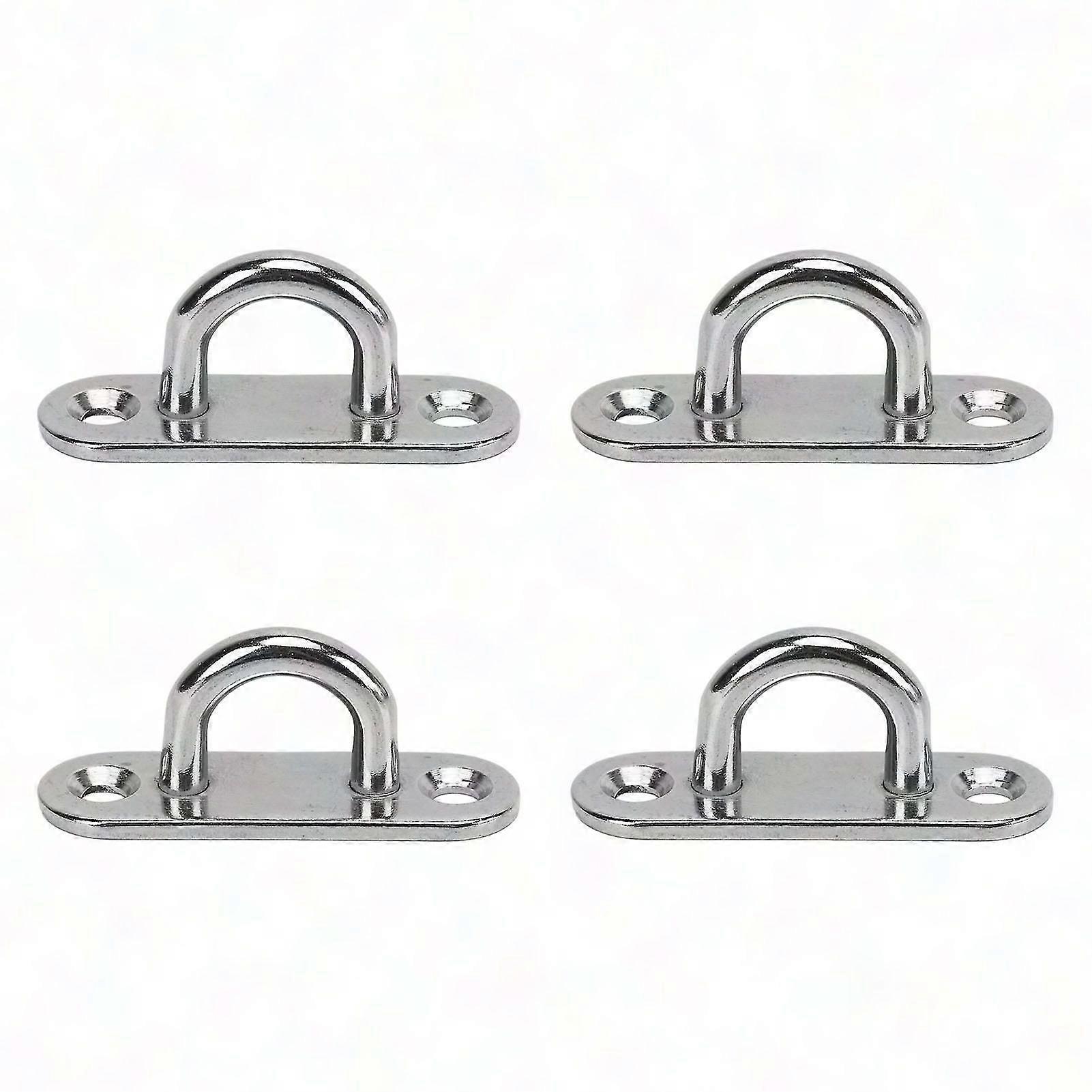 Stainless Eye Plate Anchor - Rustproof Pad For Deck Mounting