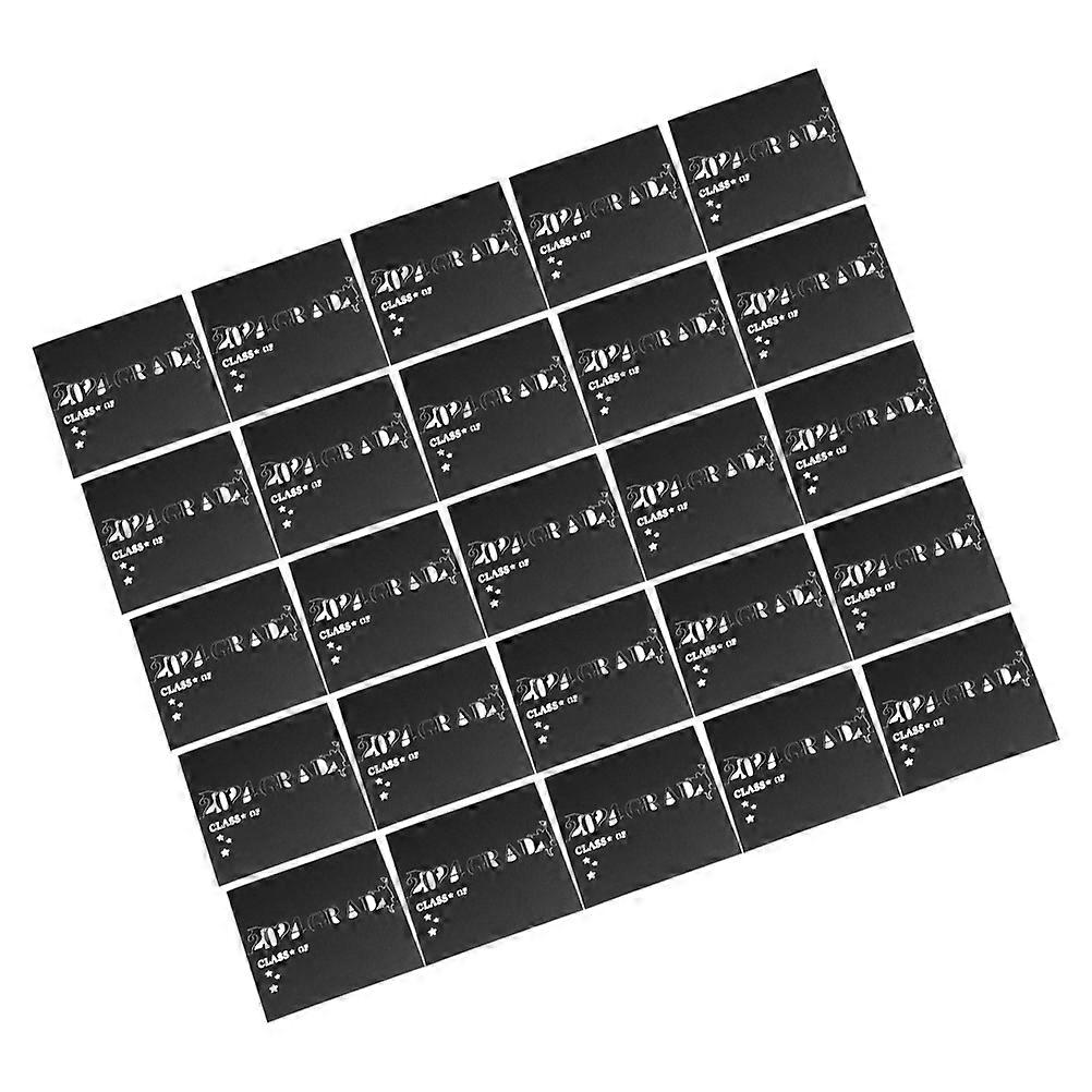 Graduation Place Cards Table Name Cards Grad Table Card Guest Identification Seat Classification Black Paper Square 50Pcs