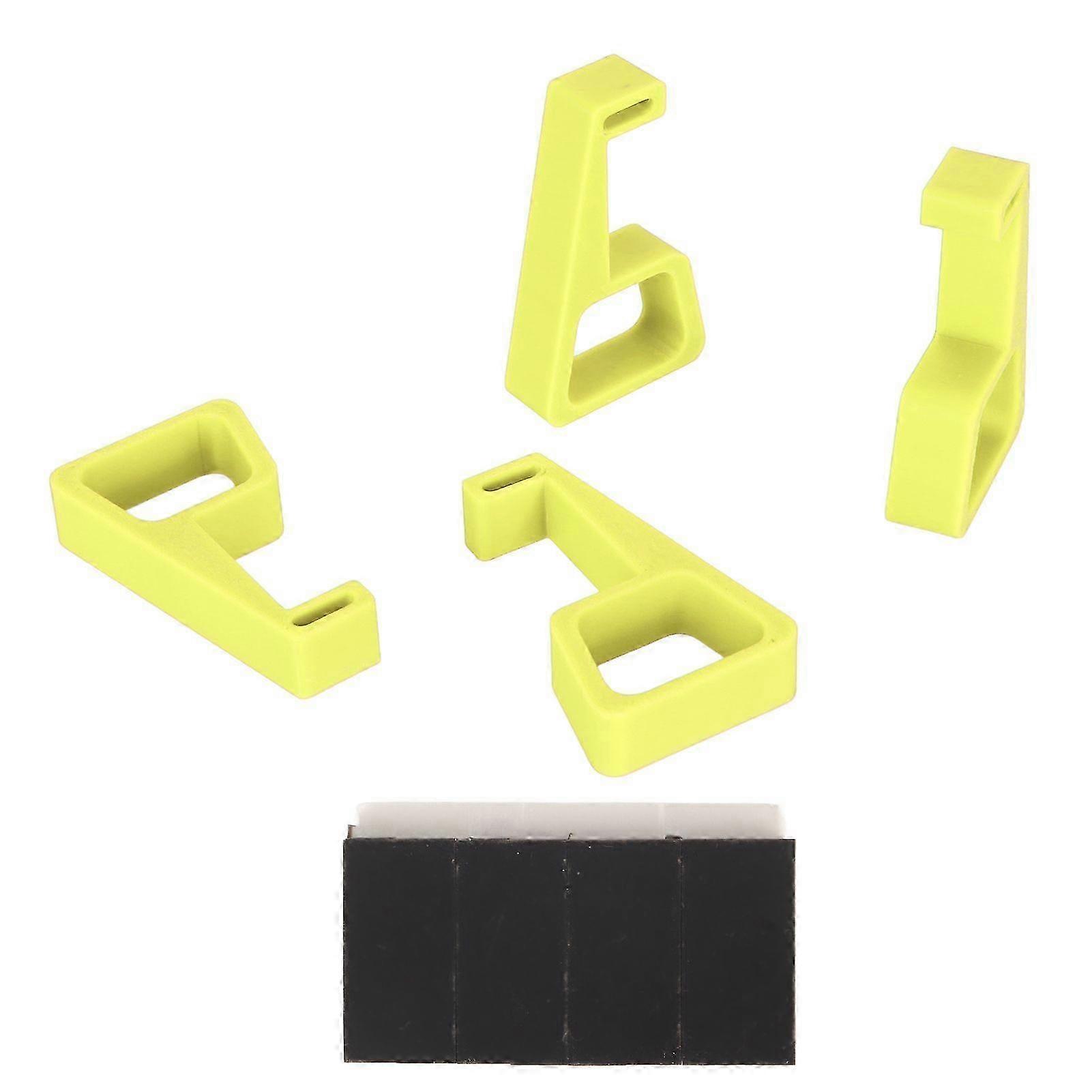 Game Console Cooling Legs Slip Resistance Stable Game Console Support Feet Stand for PS4 Console Accessories Yellow--