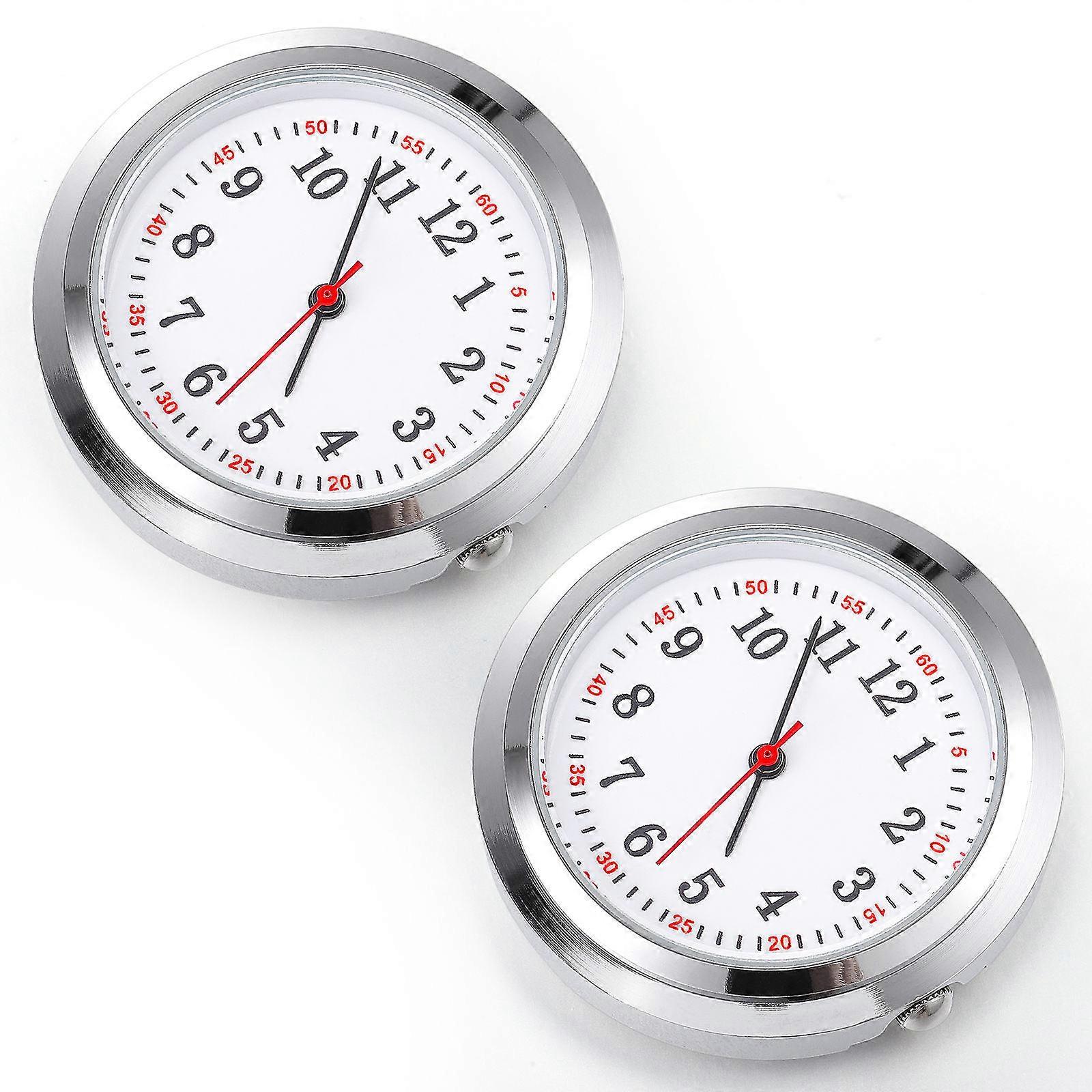 2pcs Simple DIY Pocket Watch Dials for Creative Watch Design – Stylish, Versatile Craft Component for Nurse Accessories and DIY Projects