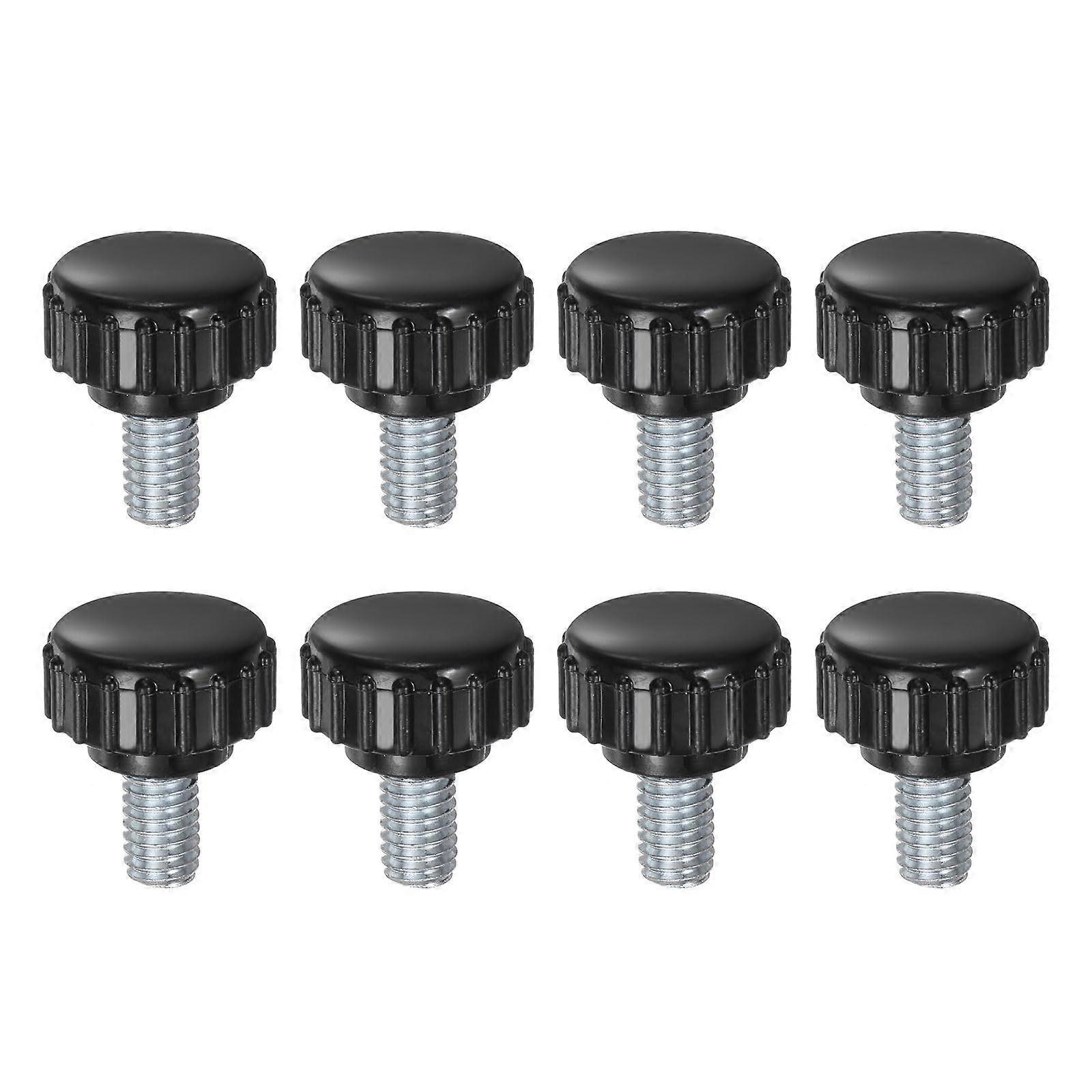 Pack of 8 Thumb Screws M6 x 10 mm Round Head Bolt Clamping Buttons 18 mm