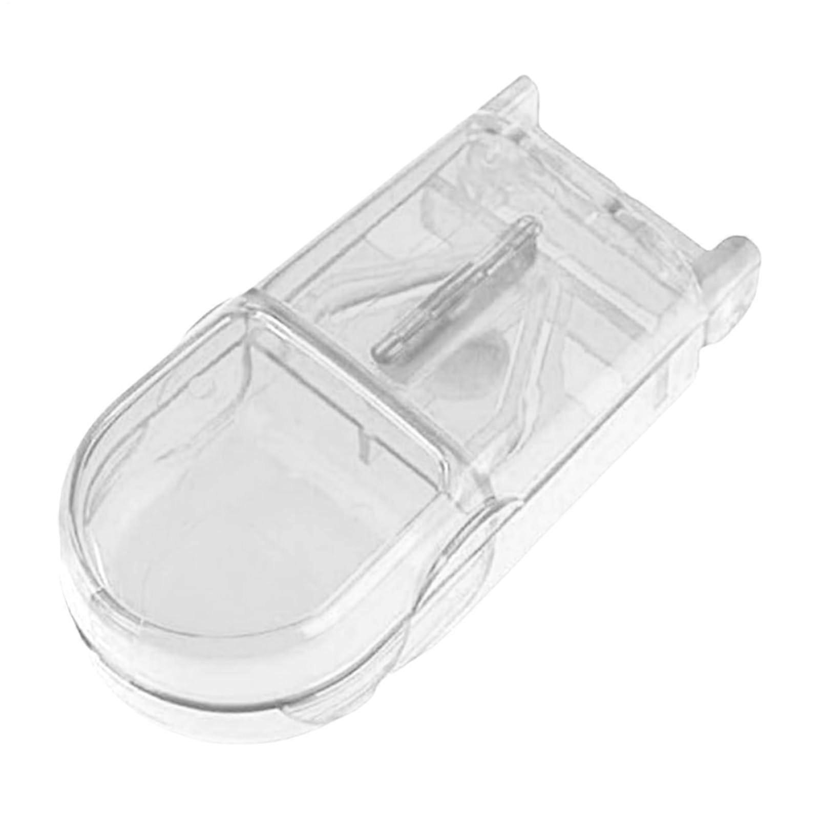 Portable Cutter Small Travel Tablet Splitter with Storage, Pill Cutter with Sharp Blade