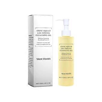 2pcs Citrus Gentle Makeup Remover Oil, For Skin Cleansing And Pore-Cleaning, Refreshing And Moisturizing