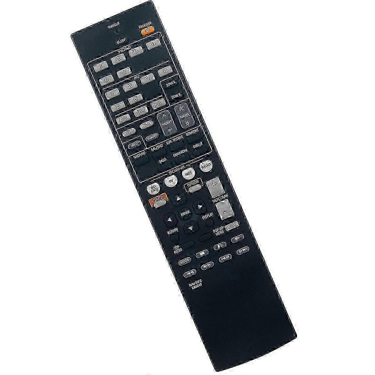 ALLIMITY Telecomando Sostitutivo RAV522 ZJ66510 Per Yamaha AV System - Compatibile Con RX-V477, RX-V577