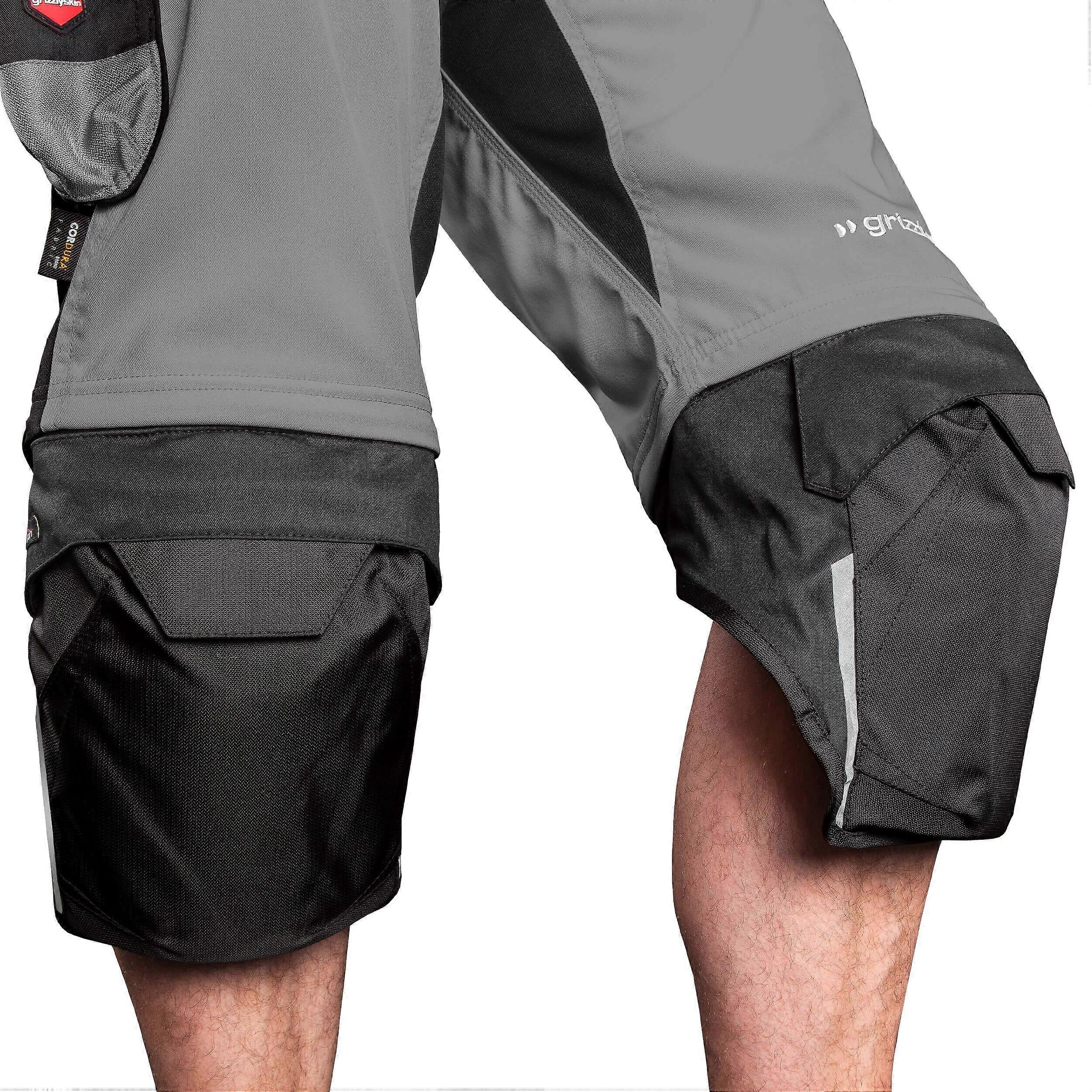 Qualitex Accessories GIMKP - 1 Pair of Knee Pad Pockets IRON - Lyocell - ONLY FOR IRON WORK SHORTS