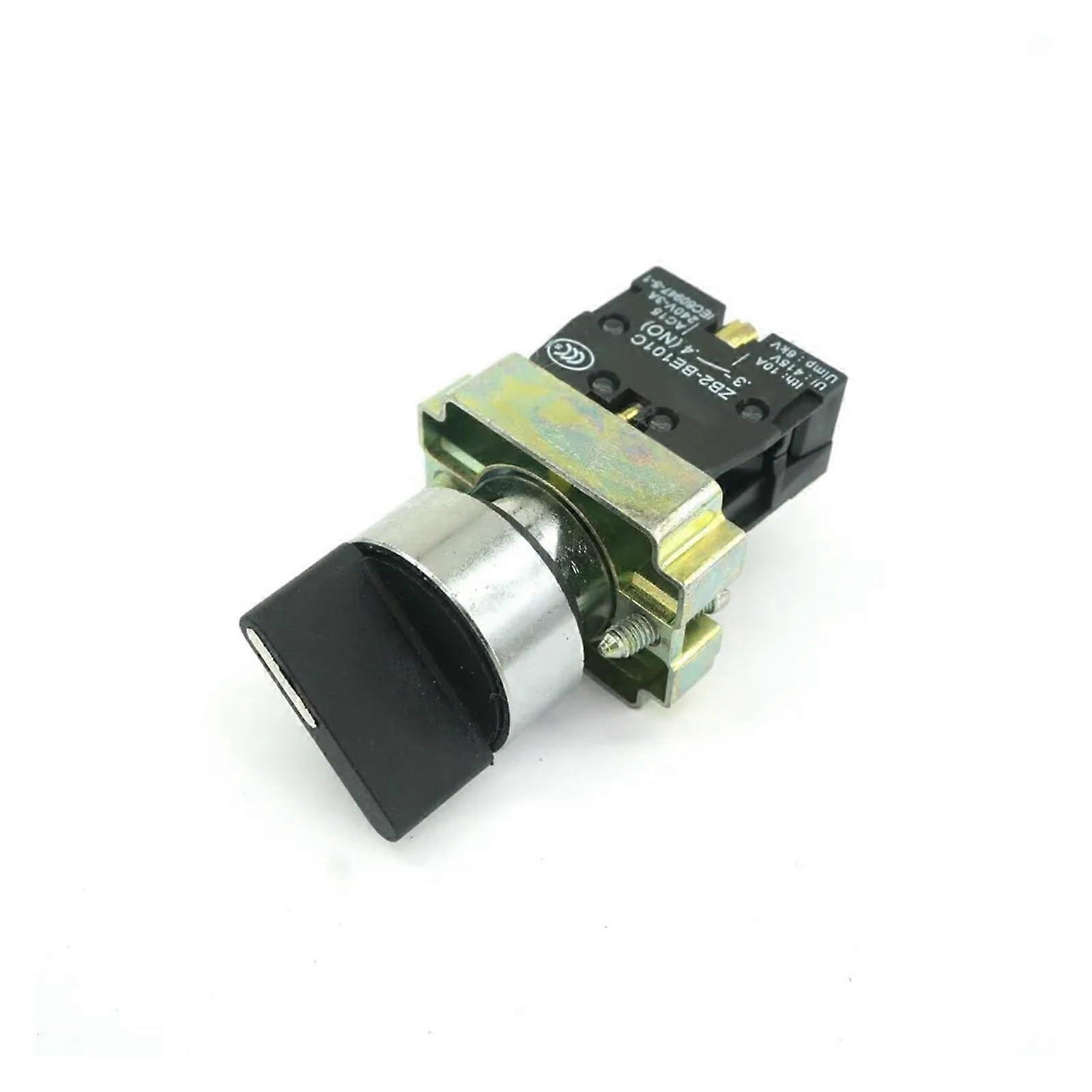 Selector Switch, 2Position, Normally Open, Maintained, Replacement, Compatible With XB2BD21C