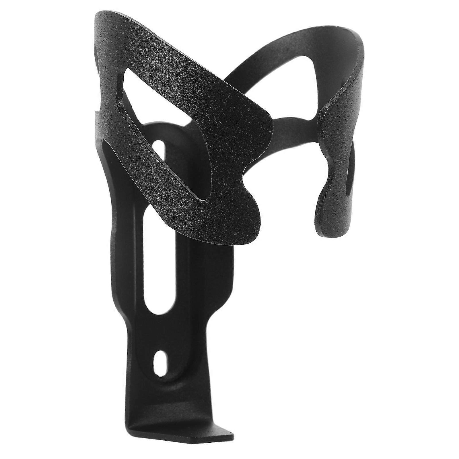 Bicycle Bottle Holder Metal Drinking Bottle Holder Safety For Outdoor Enthusiasts 4.91X3.14X3.14in Black 1Set