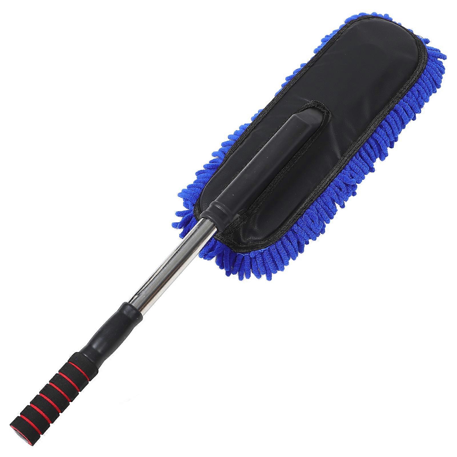 Extendable Car Wash Brush with Ergonomic Handle and Soft Nonscratch Bristles for Thorough Exterior Cleaning of SUVs, Trucks, and Vehicles