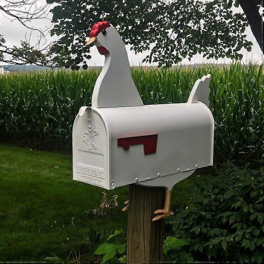 Animal Mailbox Unique Mailbox Rural Style Chicken Mailbox