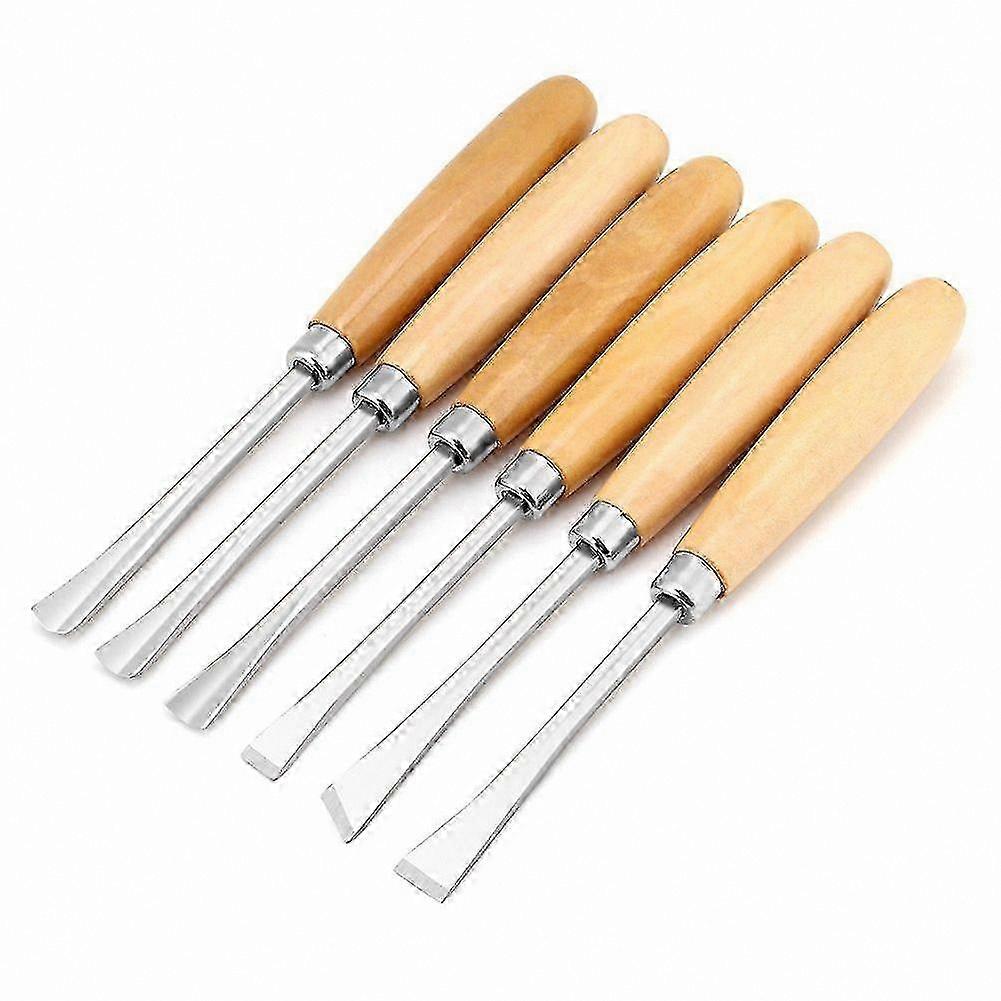 6-Piece Woodworking Chisel Set for Carving, Crafting, and Sculpting Projects