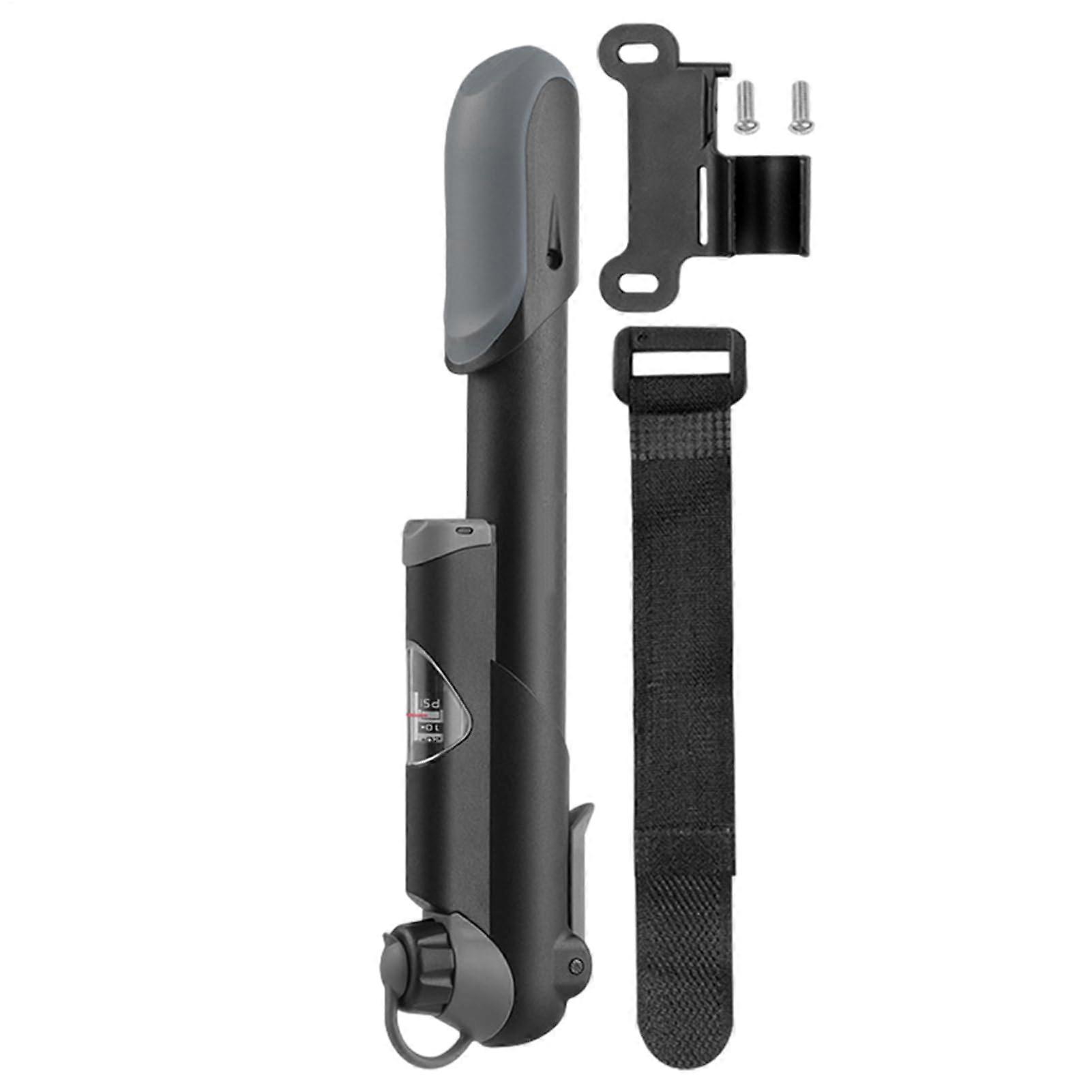Portable Air Compressor - Bicycle Pump, Digital Gauge, Lightweight, High-Pressure, Garage And Camping Use, For Balls
